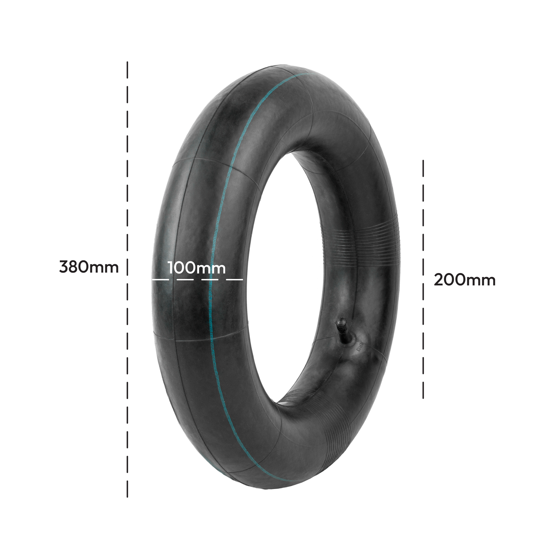 WHEELBARROW INNER TUBE / TYRE 4.80/4.00-8 RUBBER 16 INCH PNEUMATIC REPLACEMENT - Picture 22 of 44