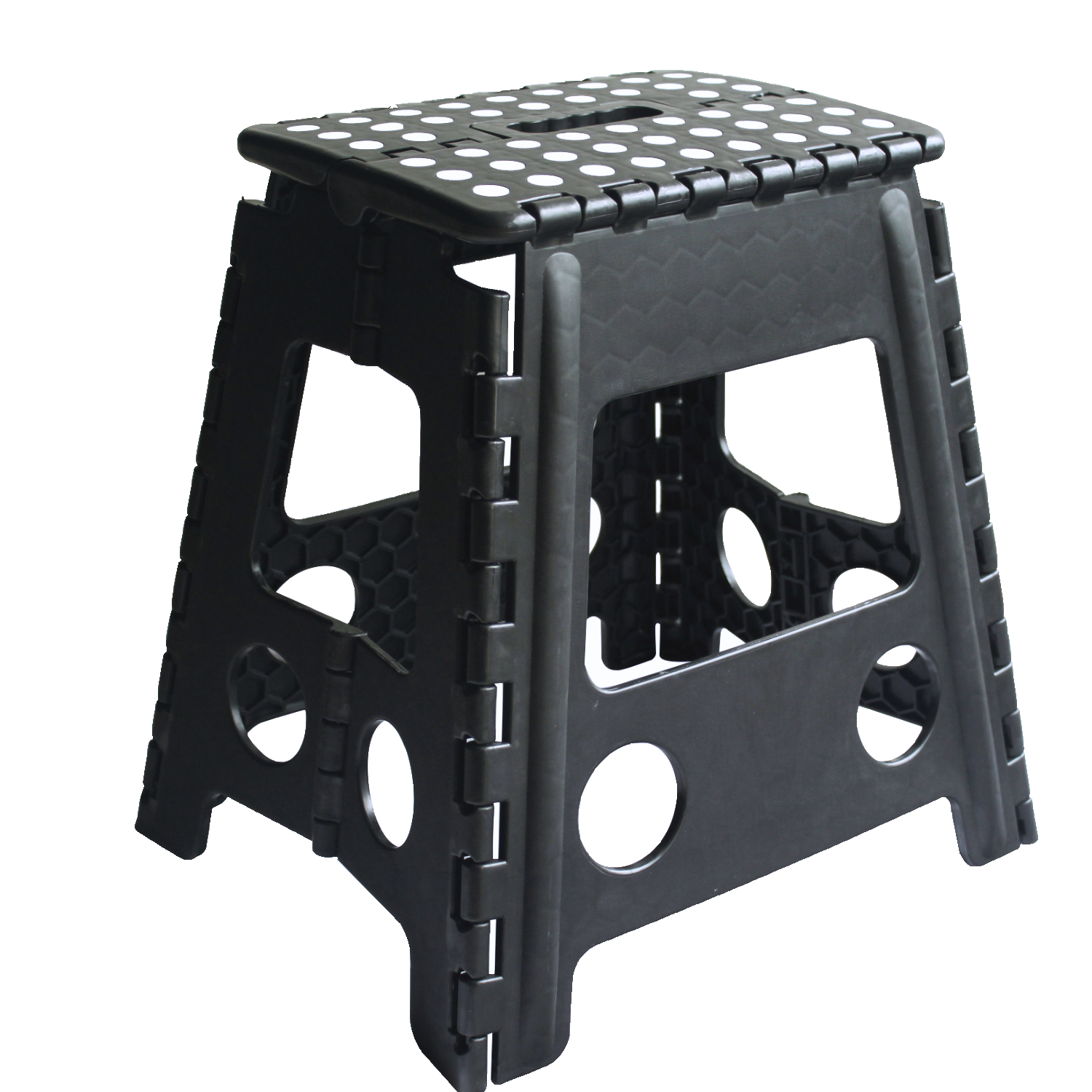 LARGE FOLDING STEPS KITCHEN STOOL STEP PORTABLE FOLDABLE FOLD SEAT WITH HANDLE - Picture 3 of 13