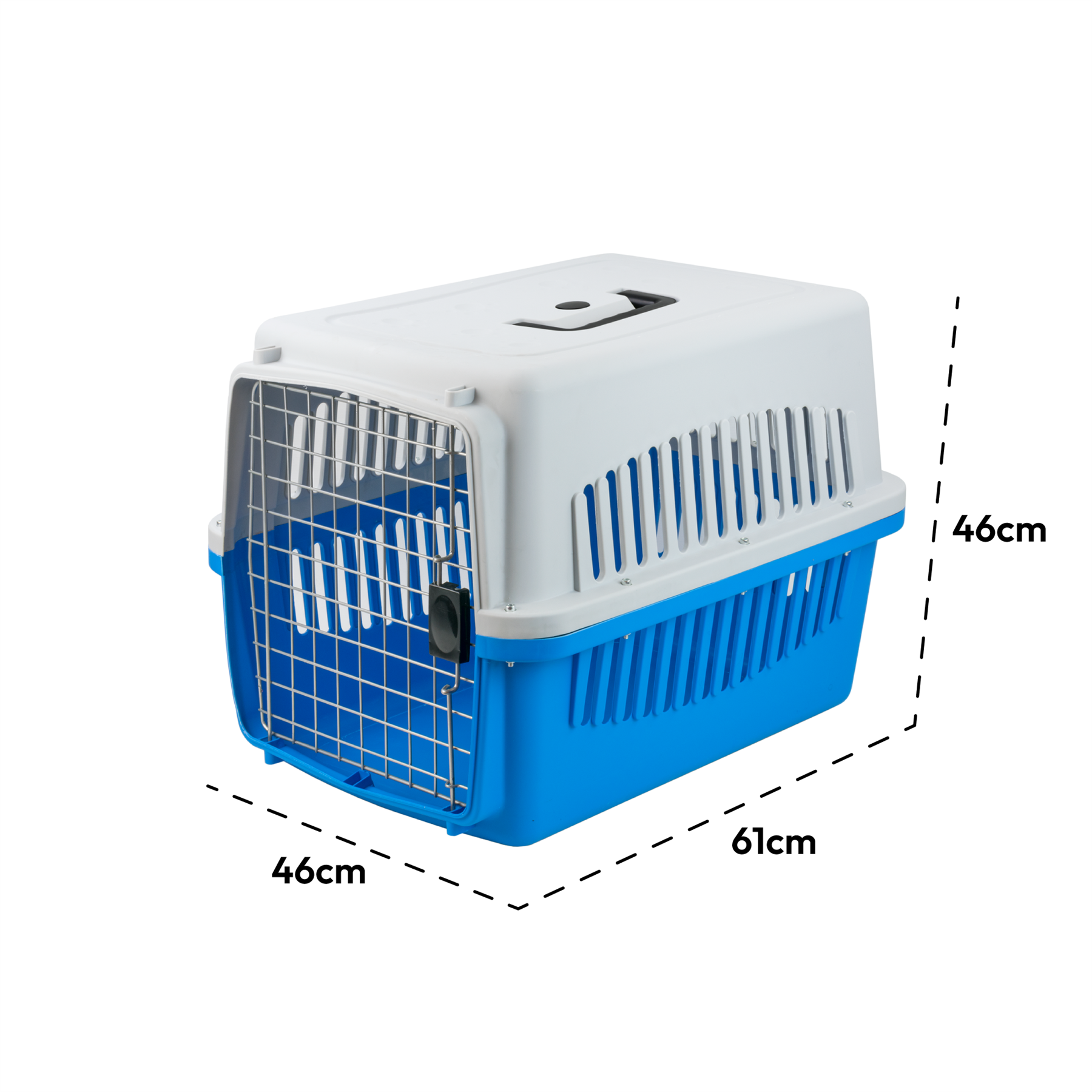 KCT PET CARRIER CAT PUPPY TRANSPORT CRATE PORTABLE CARRY BOX VET KITTEN TRAVEL - Picture 39 of 39