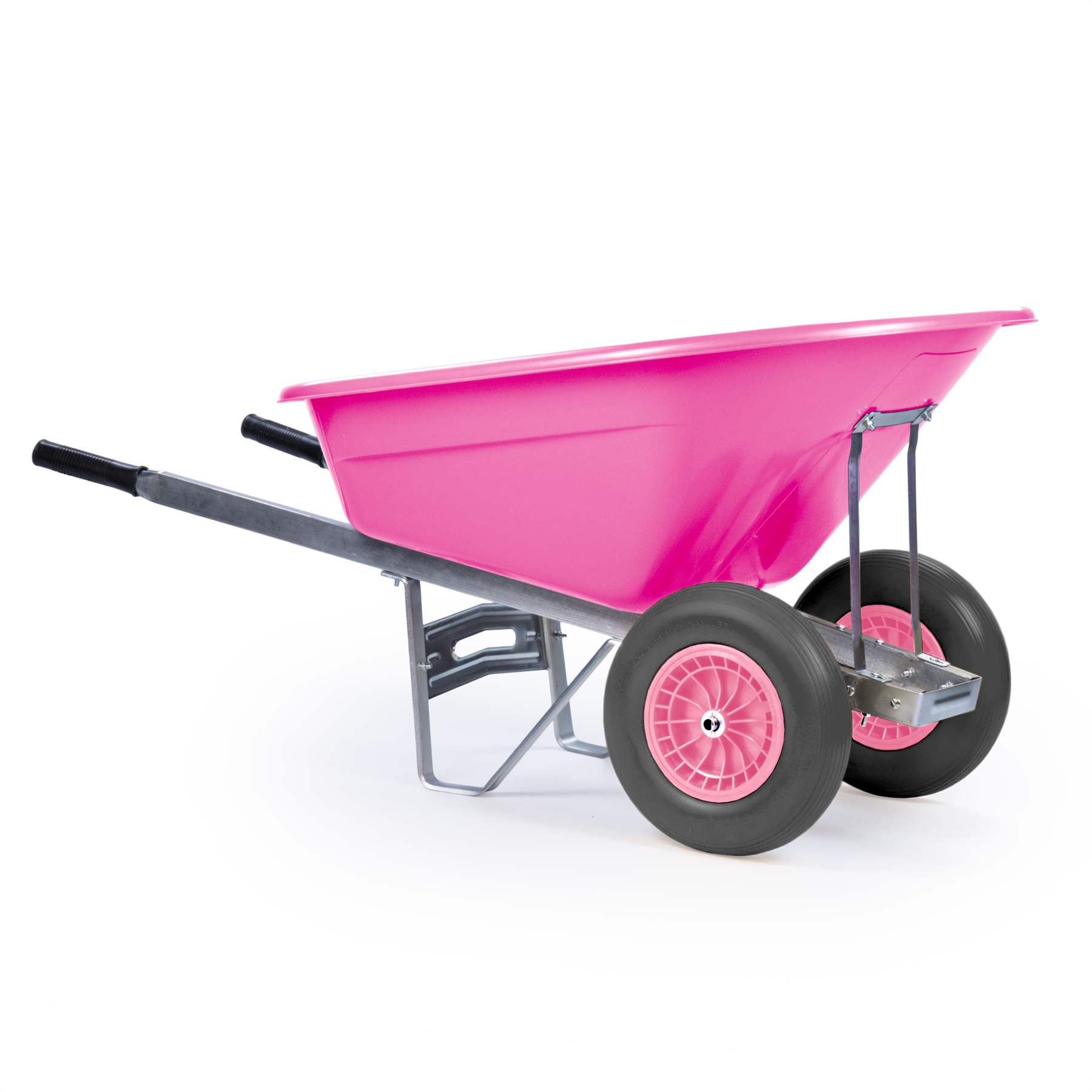 KCT XL BIG WHEELBARROW TWIN WHEEL HEAVY DUTY PUNCTURE PROOF GARDEN STABLE - Picture 25 of 77