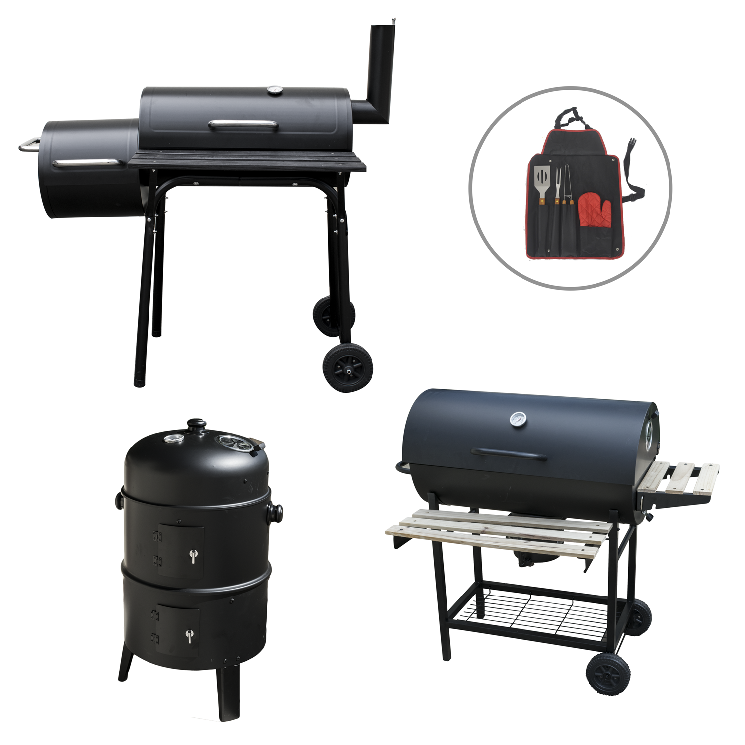 OUTDOOR GARDEN BBQ SMOKERS SMOKING COOKING PATIO BARBEQUE GRILL COAL