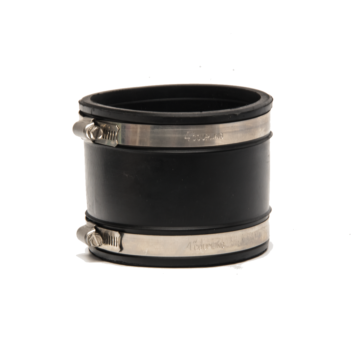 BLACK FLEXIBLE RUBBER PIPE TUBE FITTING CONNECTOR POND CLOVERLEAF