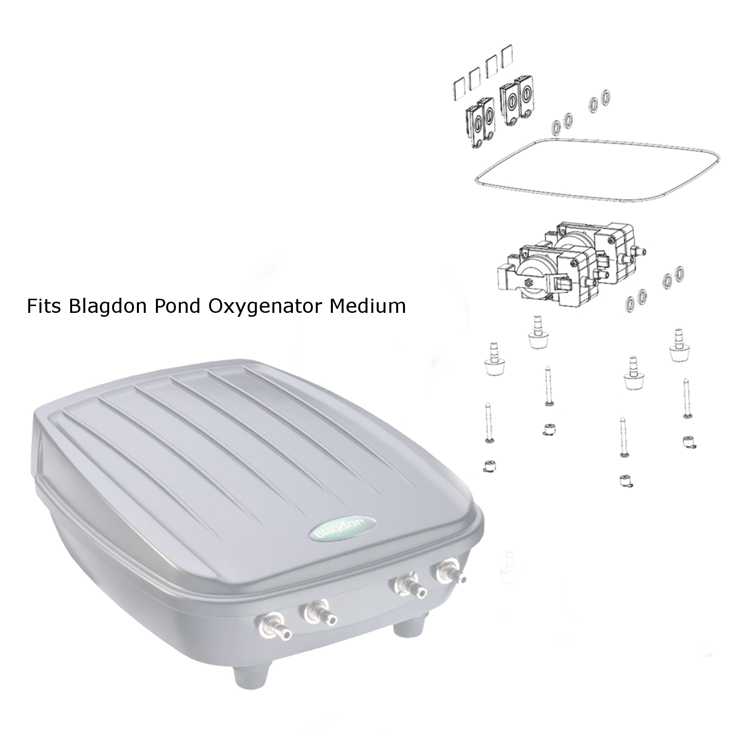 BLAGDON REPLACEMENT AIR PUMP SERVICE SPARE KIT POND OXYGENATOR REPAIR