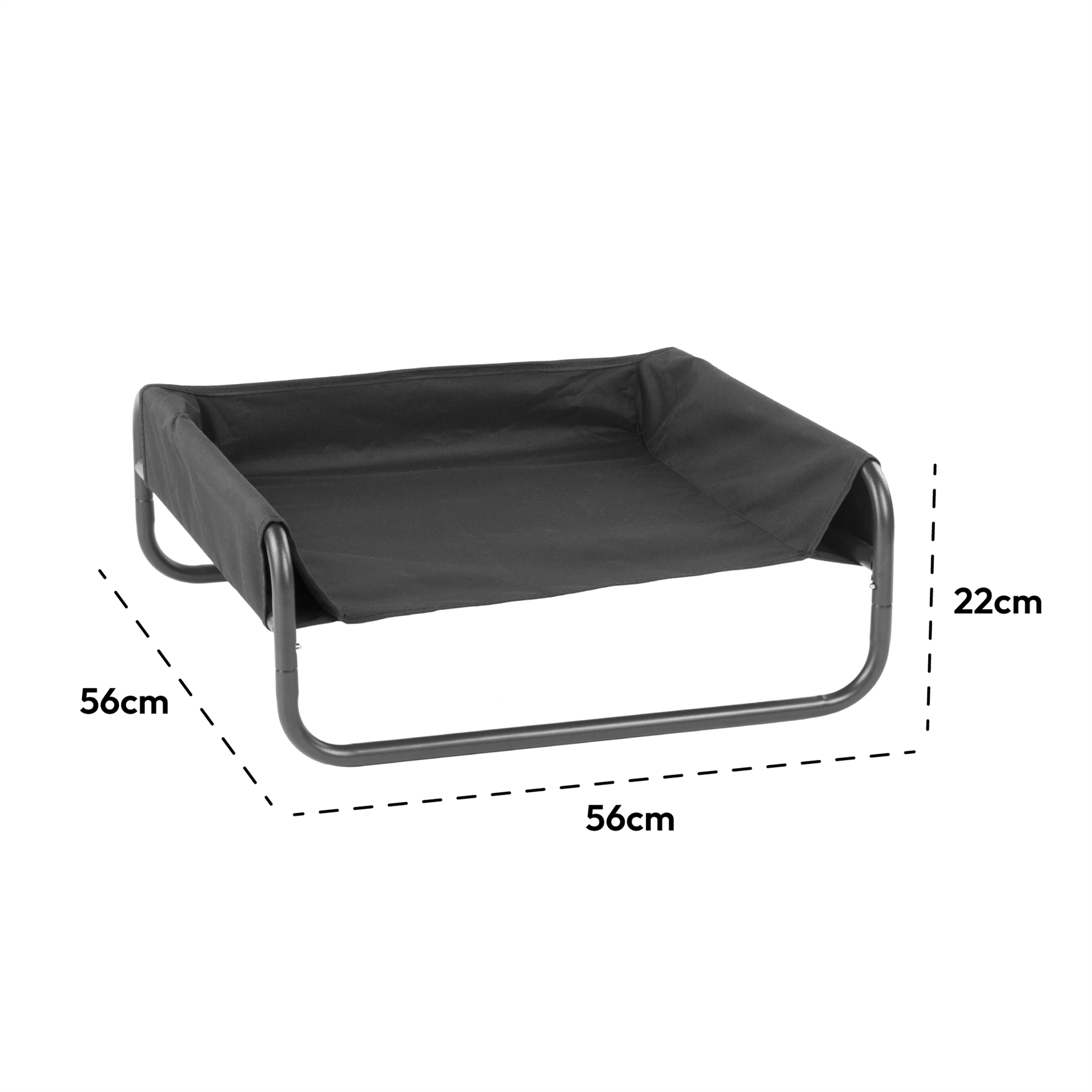 RAISED DOG BED WITH SIDES PET CAT ELEVATED INDOOR OUTDOOR PORTABLE