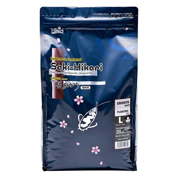 2kg 5kg SAKI-HIKARI GROWTH DIET KOI POND PELLETS FISH FOOD SMALL/MEDIUM PELLET