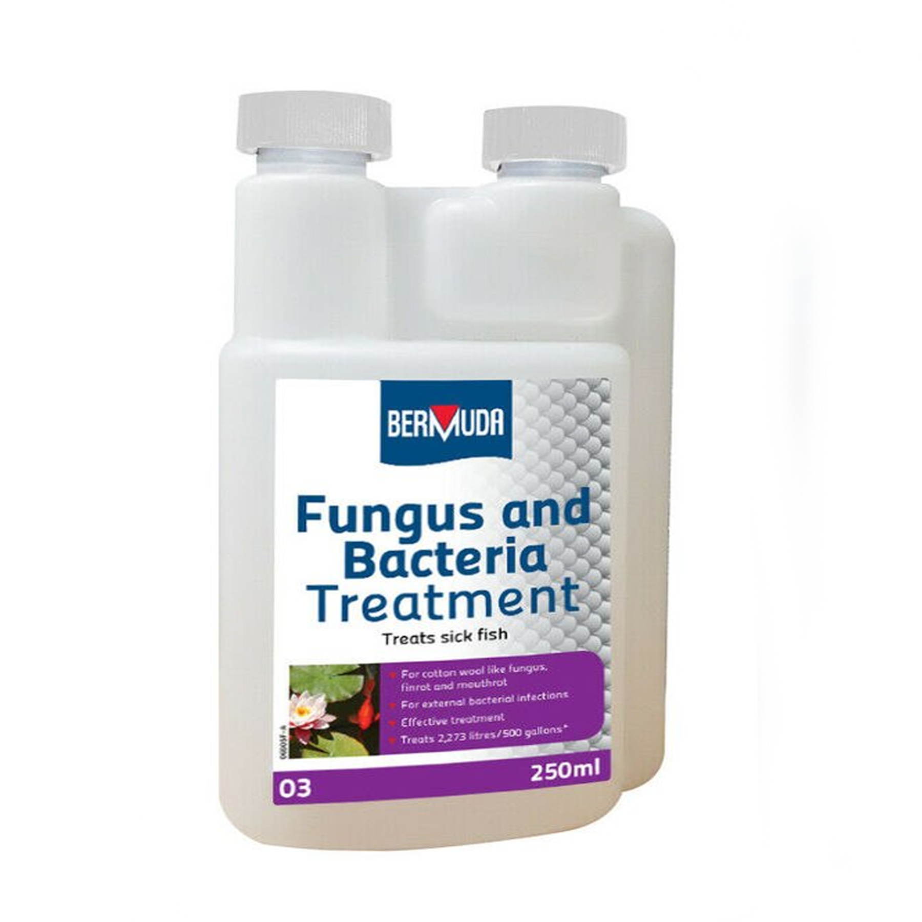 BERMUDA FUNGUS AND BACTERIA POND KOI FISH WATER TREATMENT MOUTH FIN ROT bermuda-fungus-and-bacteria-pond-koi-fish-water-treatment-mouth-fin-rot