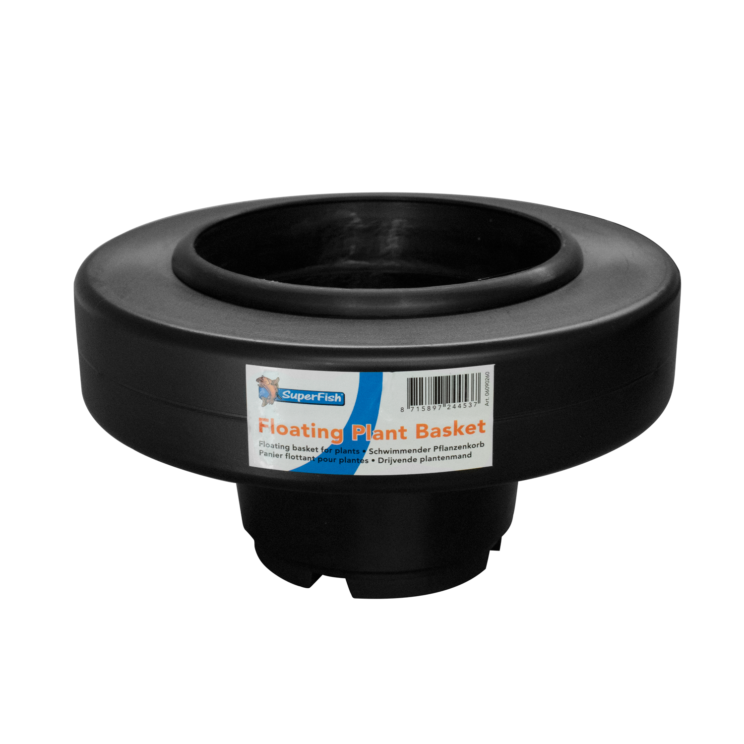 SUPERFISH FLOATING POND BASKET ROUND WATER PLANTING DECORATION PLASTIC