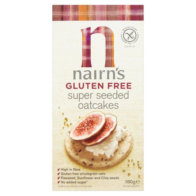 Nairns Gluten Free Super Seeded Oatcake 180G