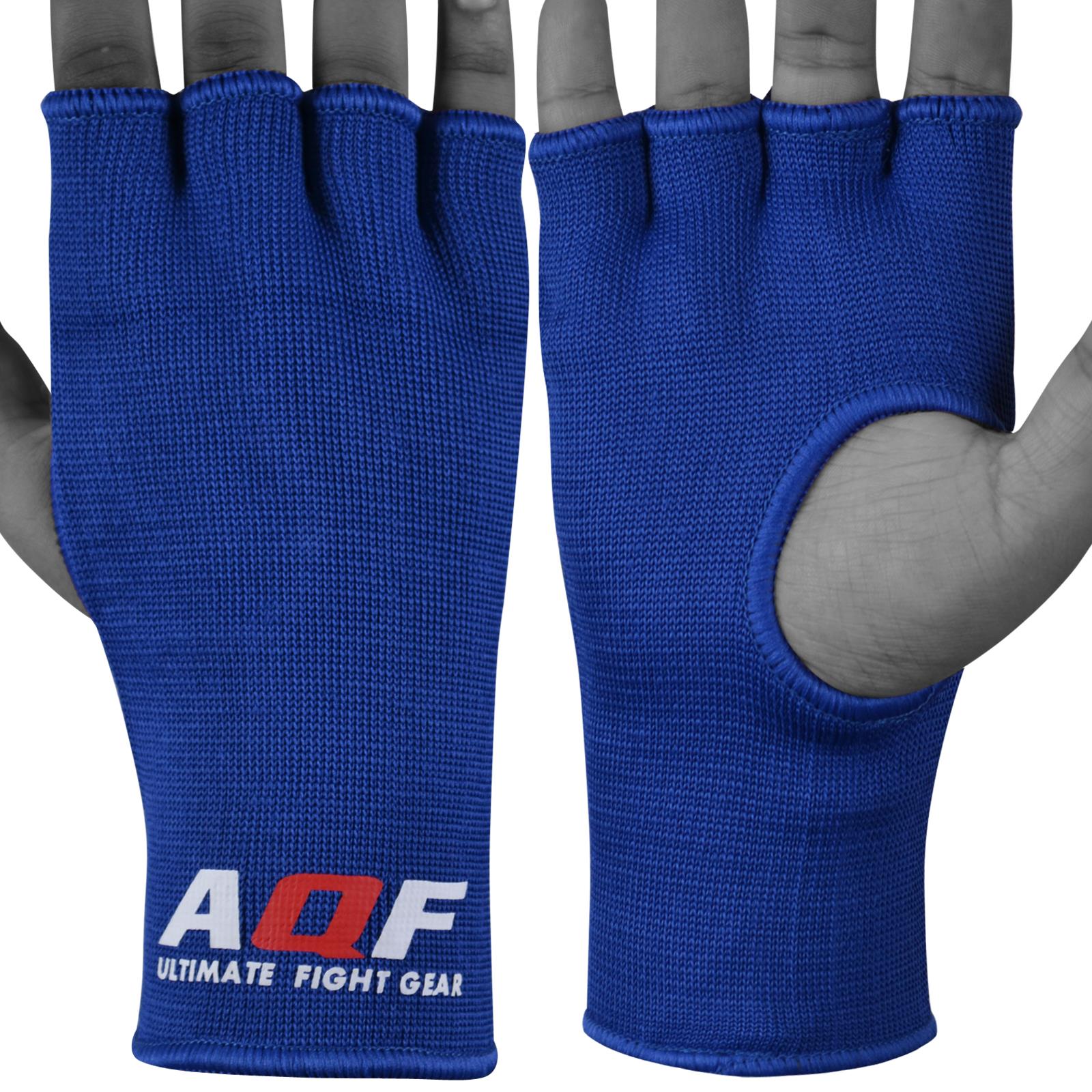 AQF Boxing Inner Gloves Elasticated Fist Protector Bandages Hand Wraps