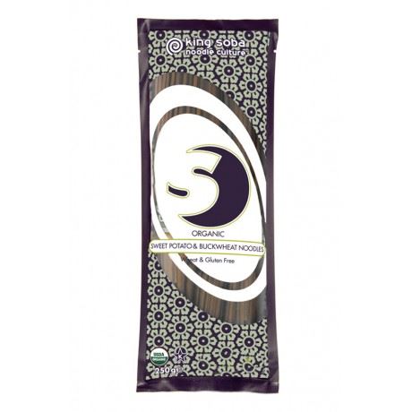 King Soba Organic Sweet Potato & Buckwheat Noodles 250g - Picture 2 of 6