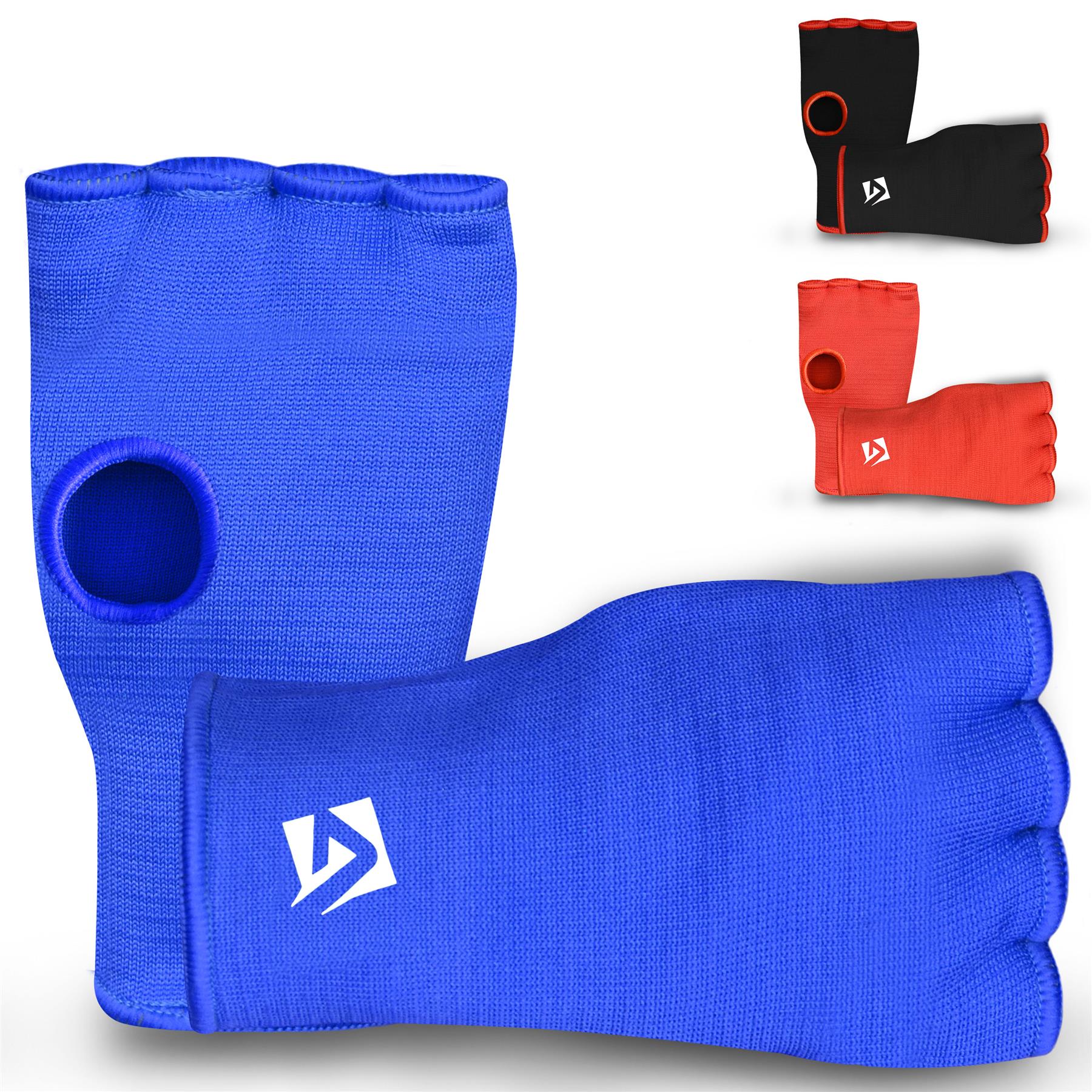 AQF Boxing Inner Gloves Hand Wraps Padded Fist Protector MMA Muay Thai