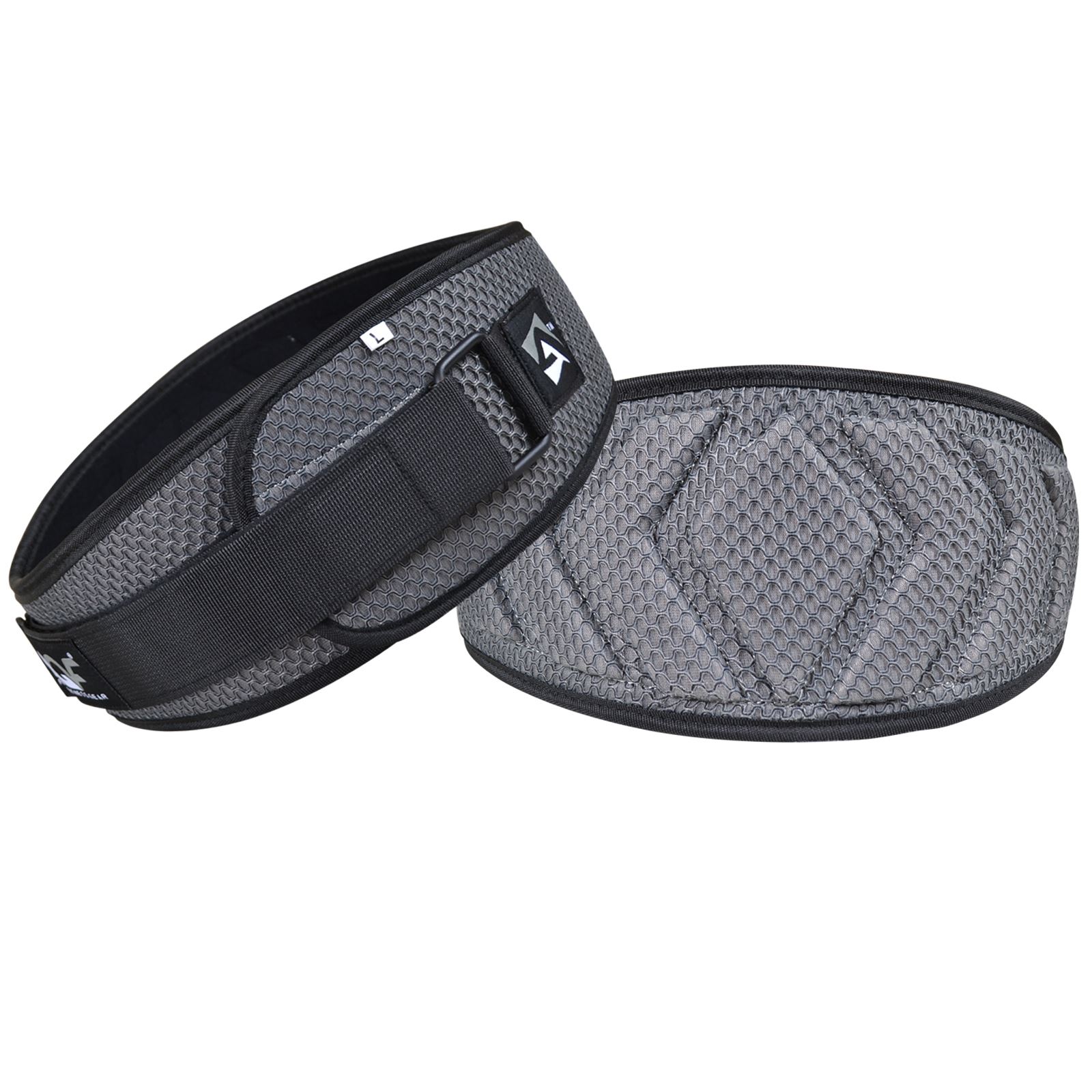 AQF Weight lifting Belt Neoprene curved 6" Back Support Belt Fitness