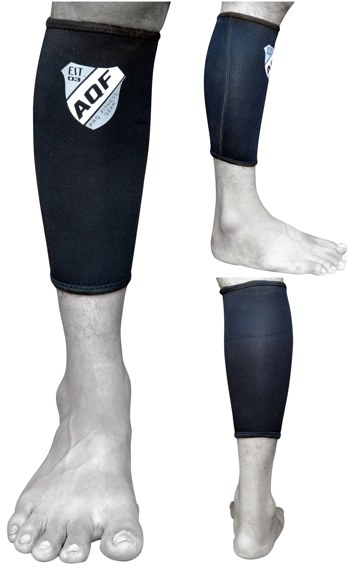 AQF Neoprene Brace Calf Support Wrap Shin Sleeve Running Bandage Leg