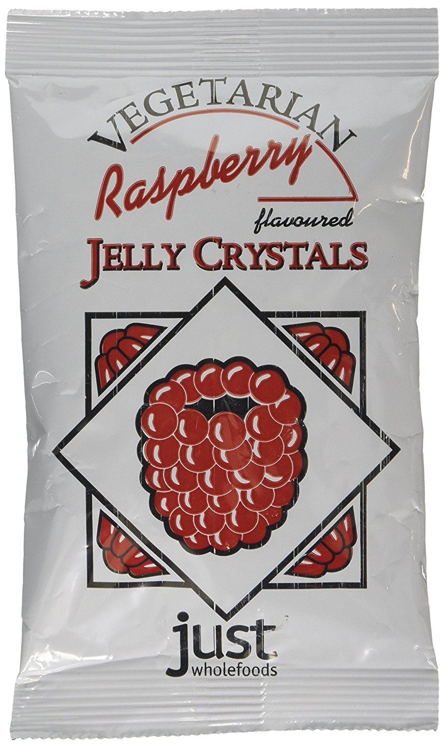 Just Wholefoods Real Fruit Flavoured Raspberry Jelly Crystals 85g eBay