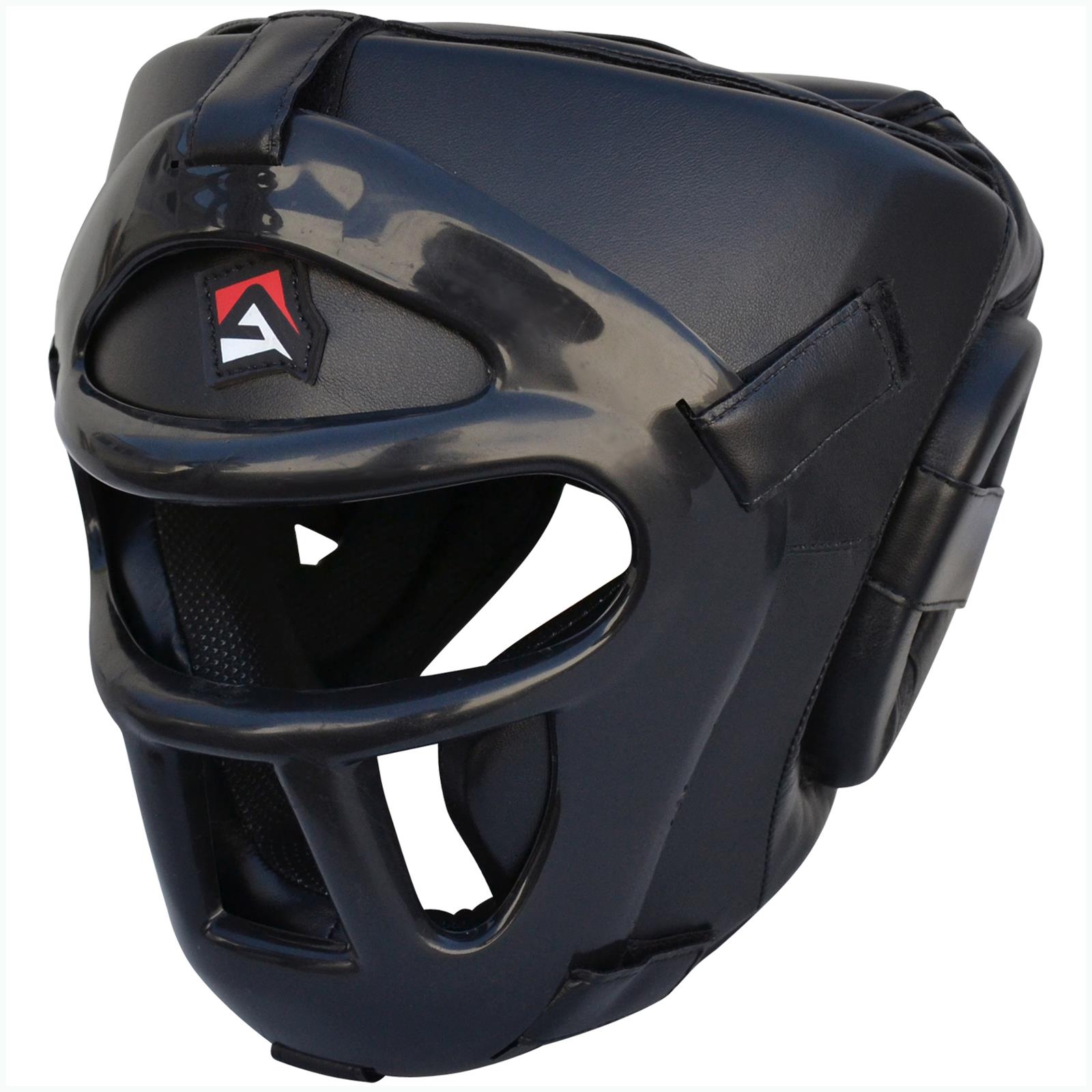 AQF Casque Boxe MMA Dentra/înement Muay Thai Grille De Protection Amovible Sparring pour Les Arts Martiaux MMA Kickboxing Taekwondo Karat/é