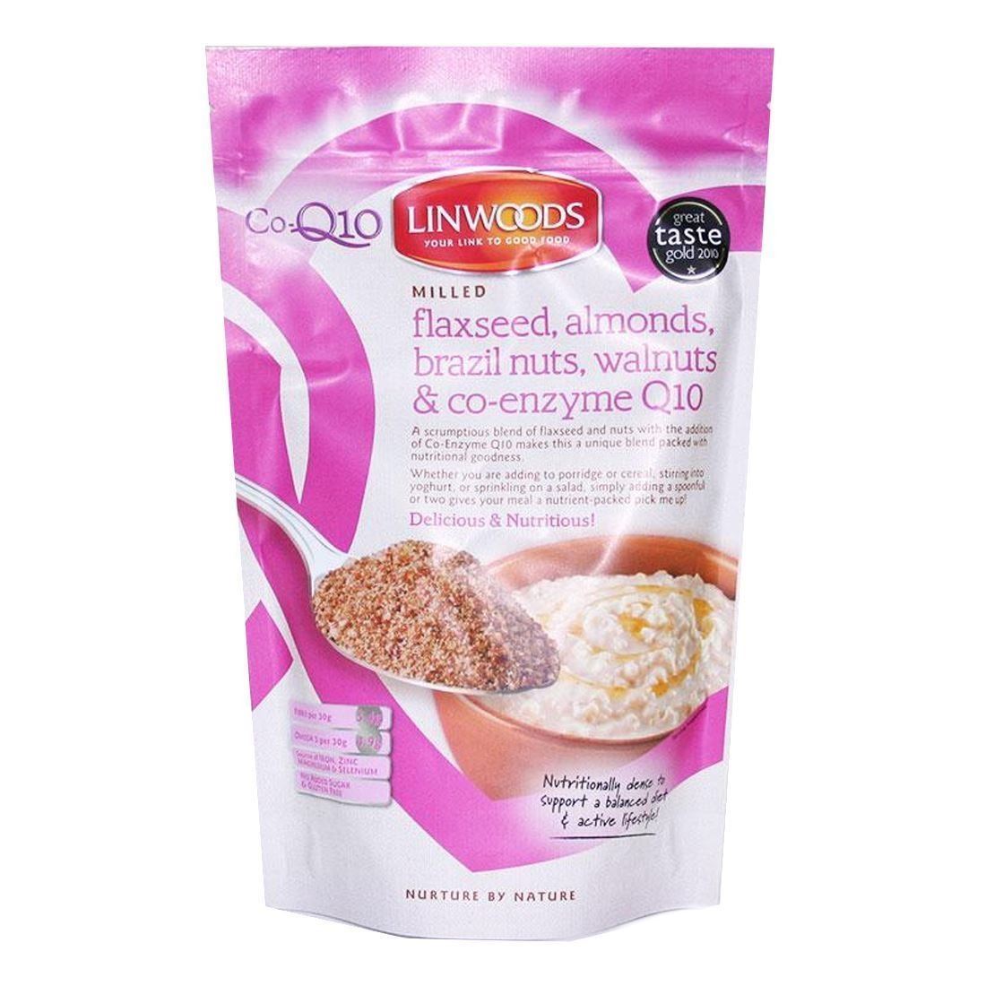 Linwoods Organic Milled Flaxseed Nuts & Q10 Mix 360g - Picture 6 of 6