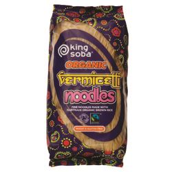 King Soba Organic Vermicelli Noodles 250g - Picture 2 of 6