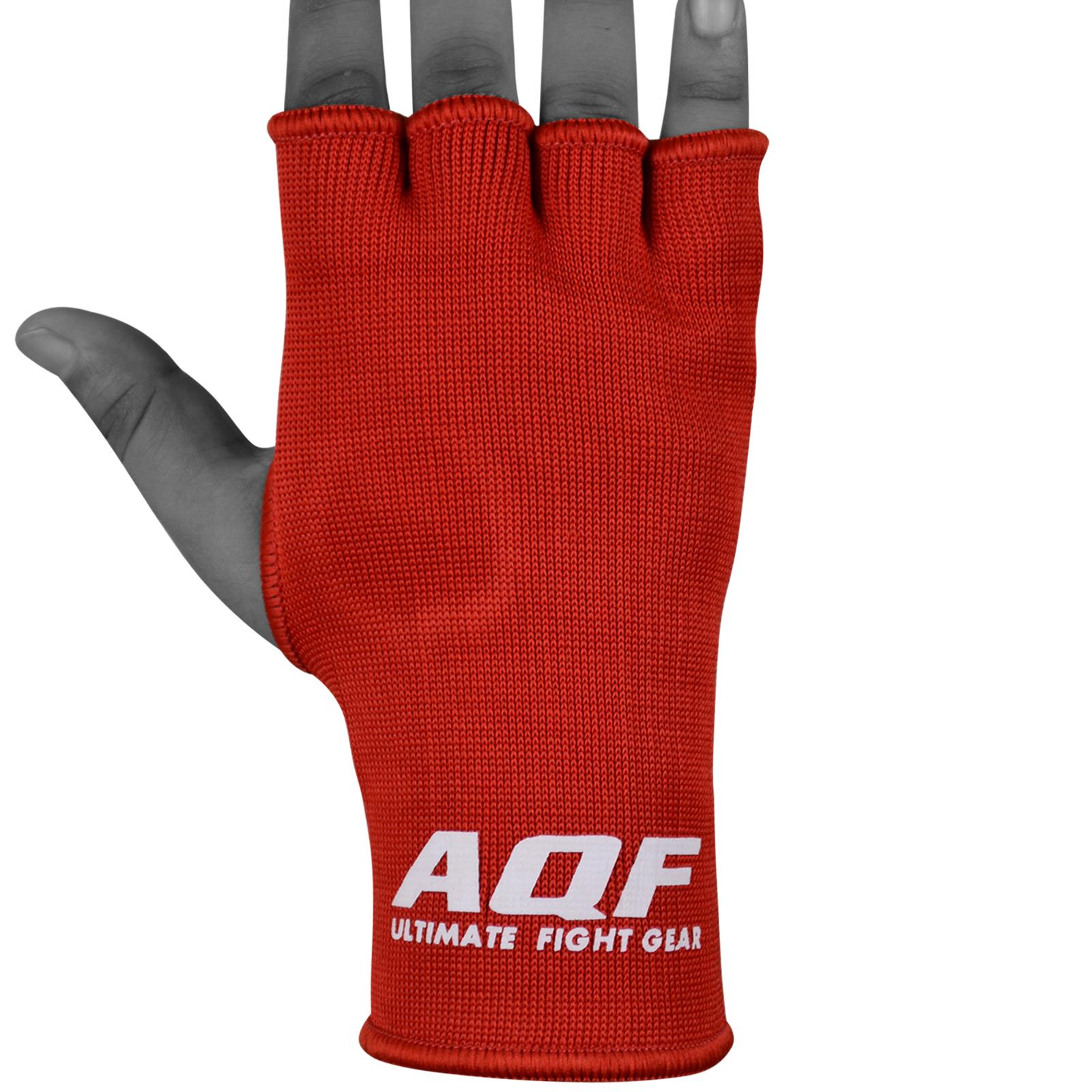 AQF Boxing Inner Gloves Elasticated Fist Protector Bandages Hand Wraps