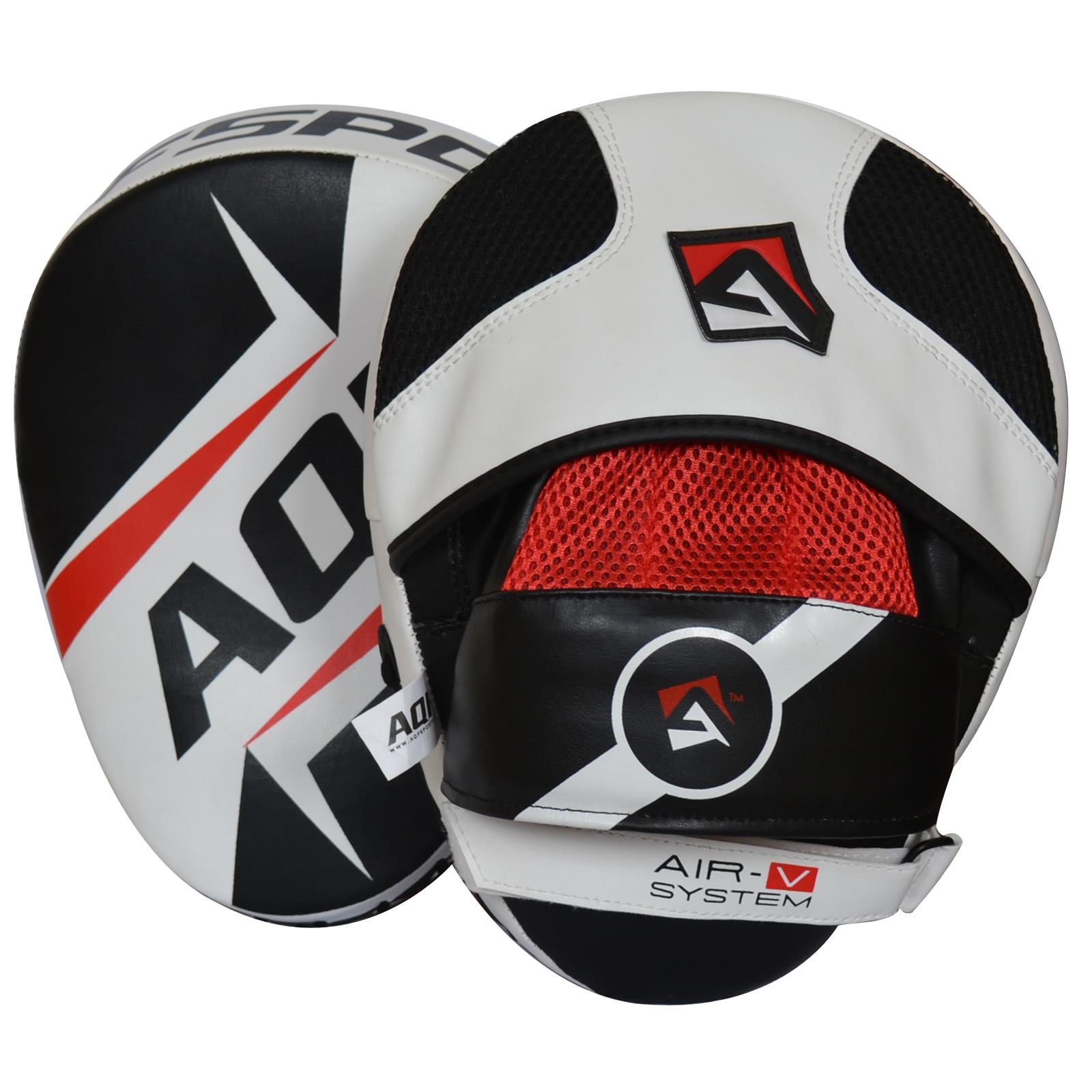 AQF Boxing Pads Focus Mitts MMA Hook & Jab Target Training Muay White & Black eBay AQF Boxing Pads Focus Mitts MMA Hook & Jab Target Training Muay White & Black eBay