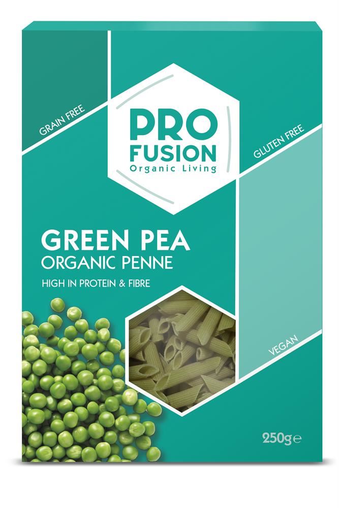 Profusion Organic Green Pea Penne 250g - Picture 5 of 6
