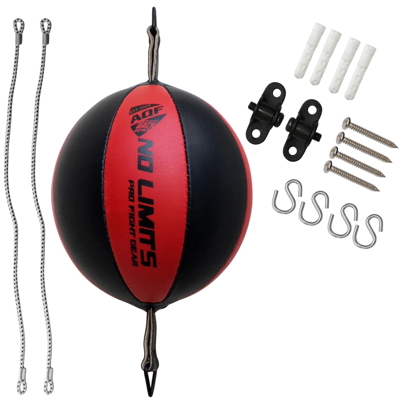 AQF Speedball Doppia Estremità - Sacco Da Boxe In Pelle Per Allenamento MMA E Punzonatura - Foto 11