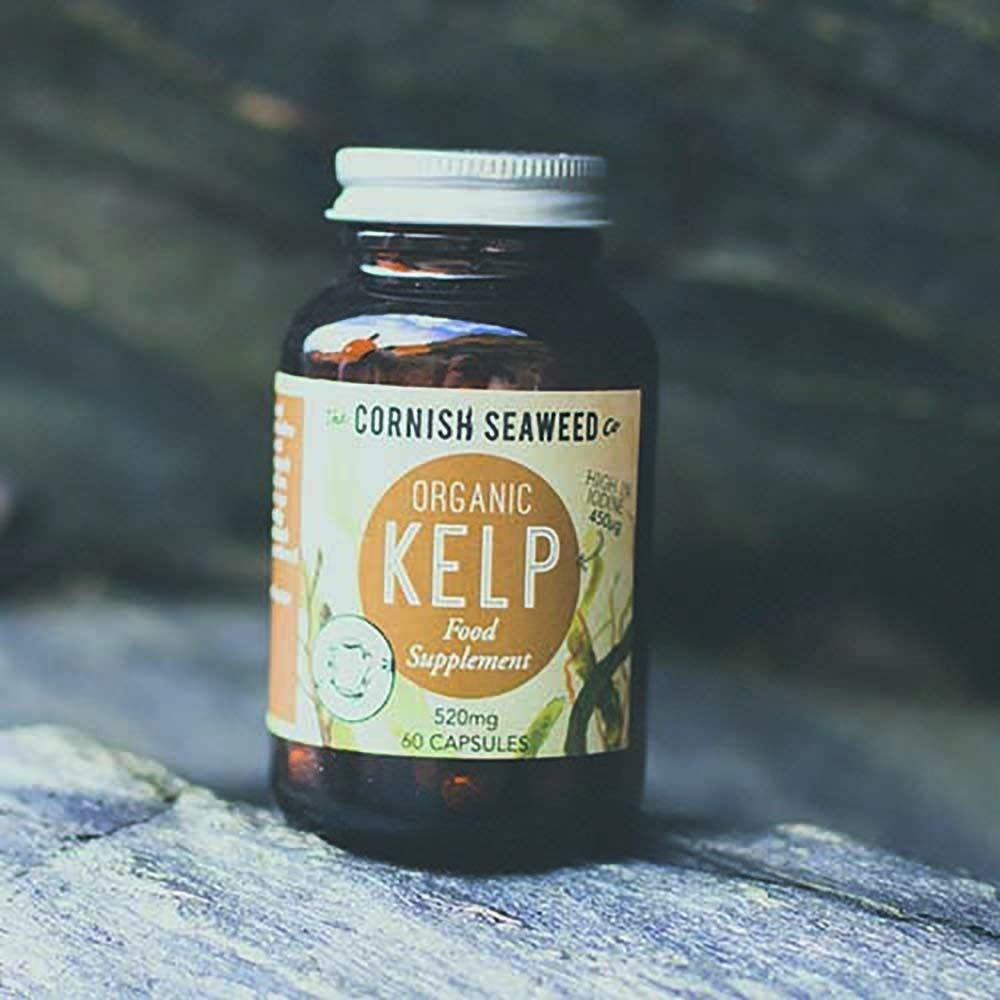 Organic Kelp Supplements Iodine supplement Seaweed capsules (60