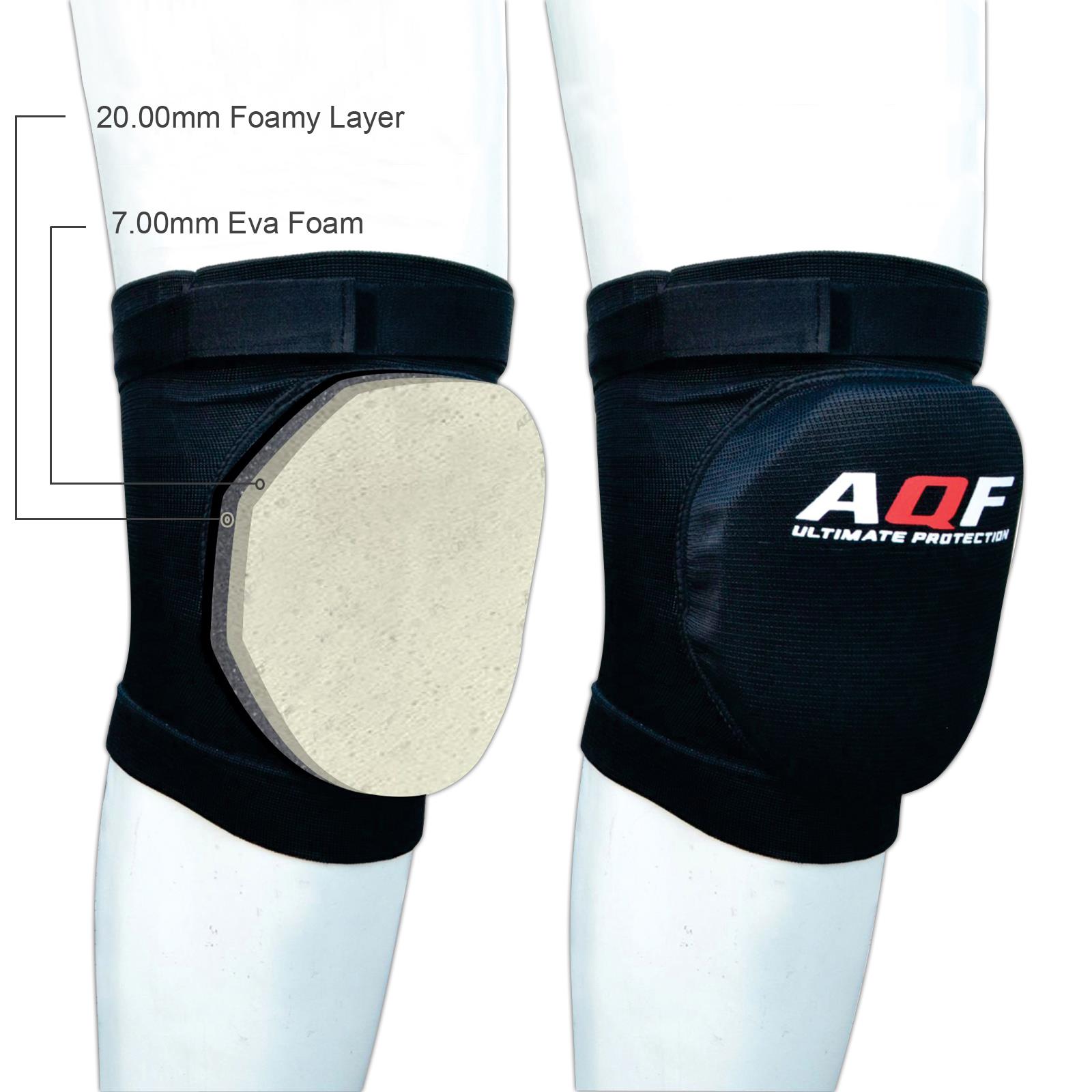 AQF Knee Pads Brace Protector Caps Support Pad Guards Work MMA Padded