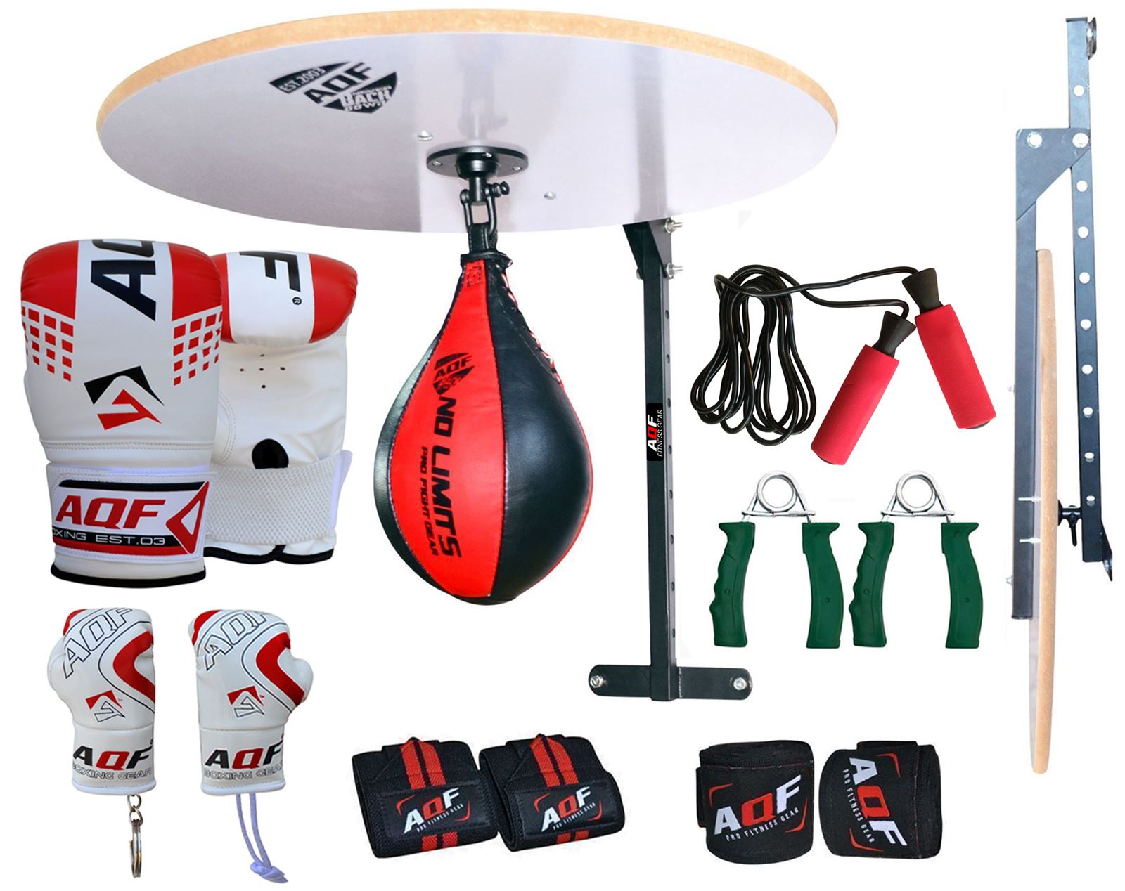 R 1x Speed Ball Platform Swivel Stand Boxing Gloves Bracket Cow Hide Leather