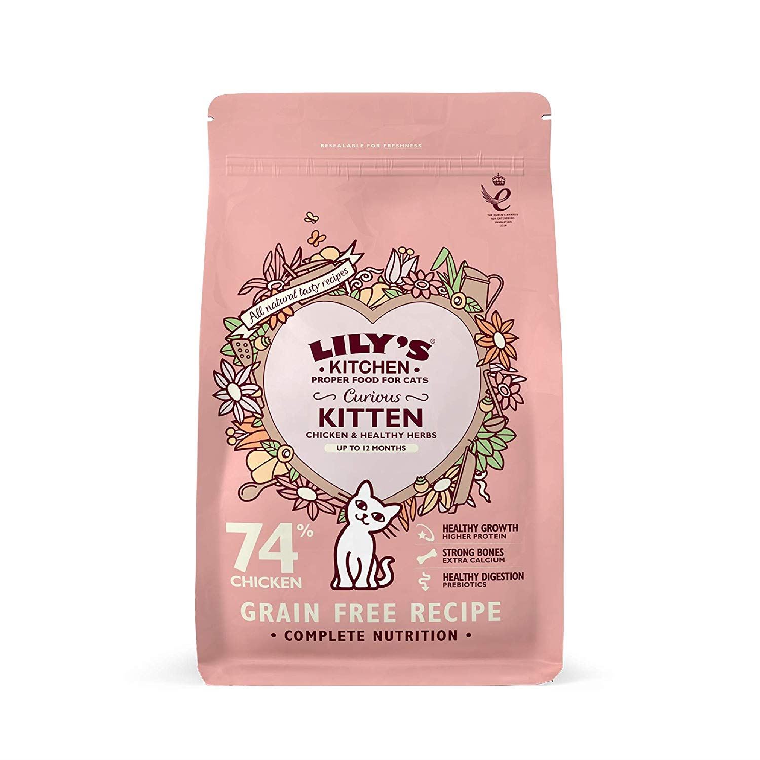 Lilys Kitchen Lily's Kitchen Curious Kitten Dry Food 800g - Picture 6 of 6