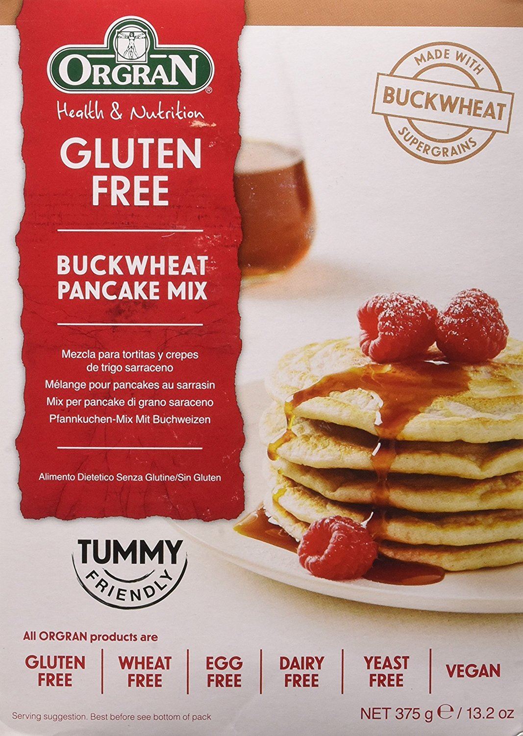 Orgran Buckwheat Pancake Mix 375g eBay