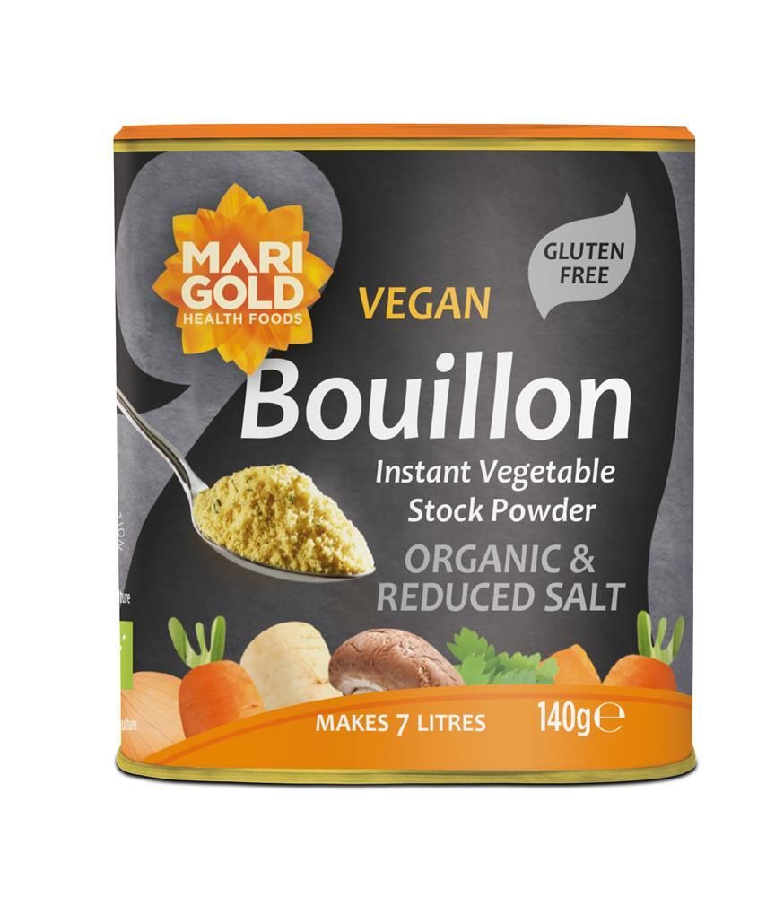 Marigold Organic Swiss Reduced Salt Vegetable Bouillon Powder 140g - Picture 4 of 6