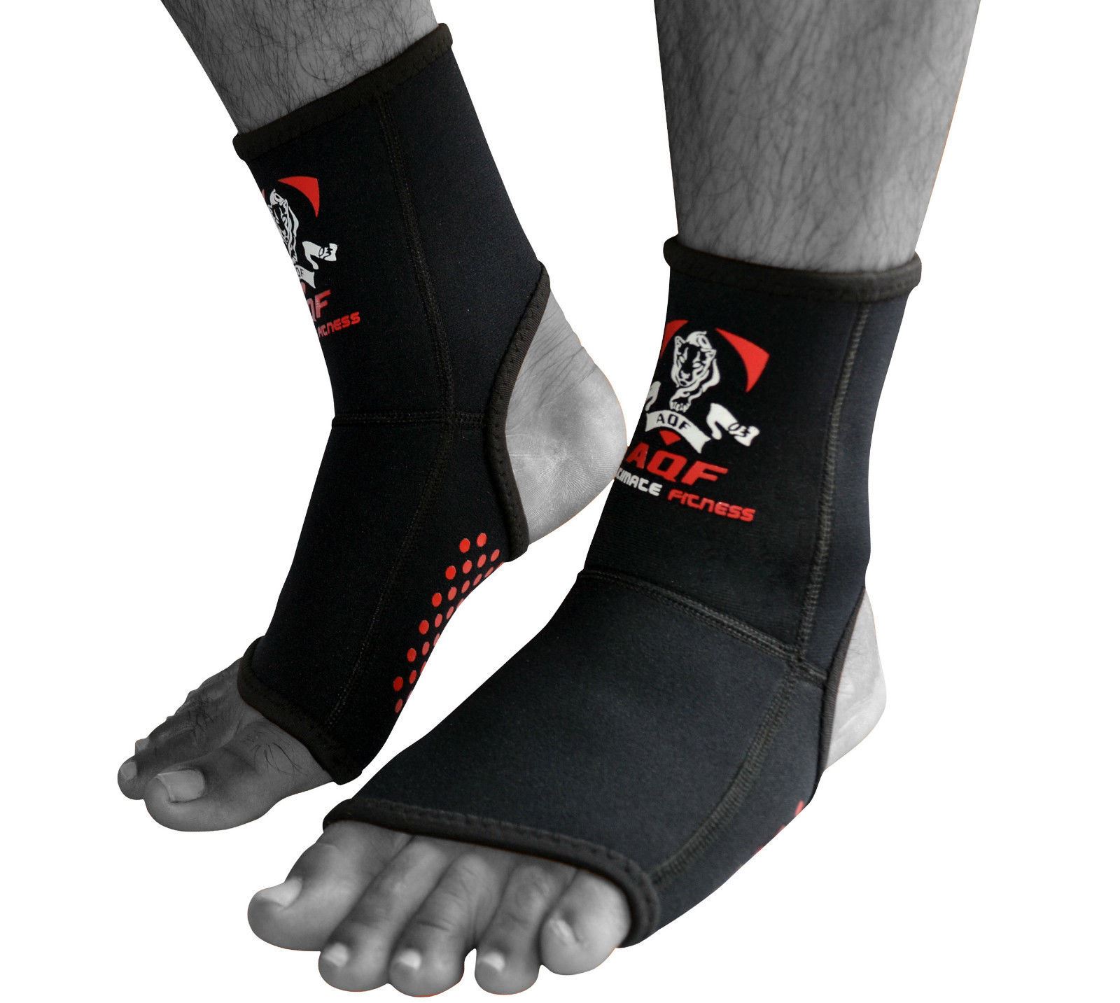 AQF Neoprene Ankle Brace Support Gel Pad Guard MMA Foot Muay Thai Boxing Gym x 1 eBay