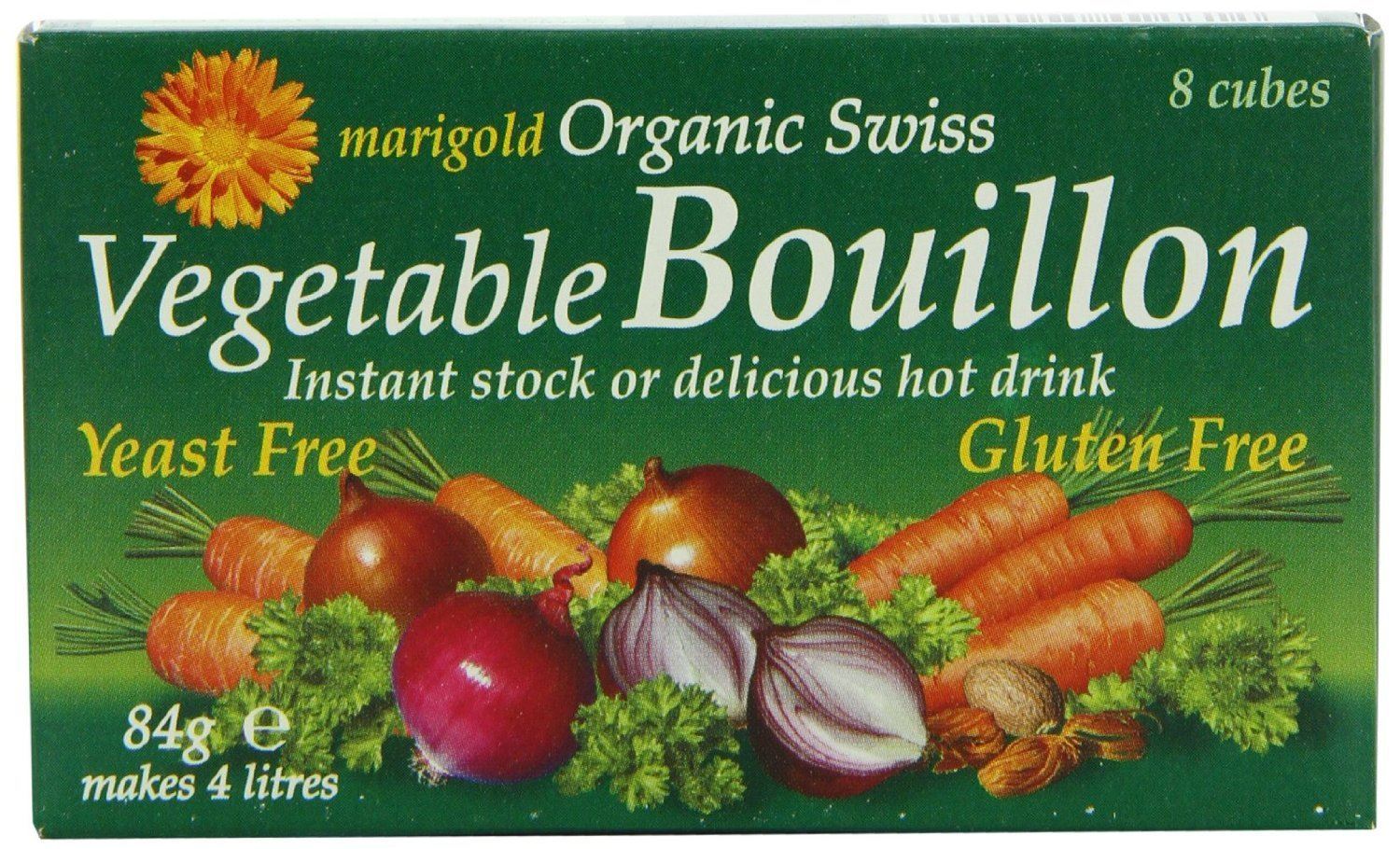 Marigold Organic Swiss Vegetable Bouillon Cubes Yeast Free 8 Cubes, 84g - Picture 5 of 7
