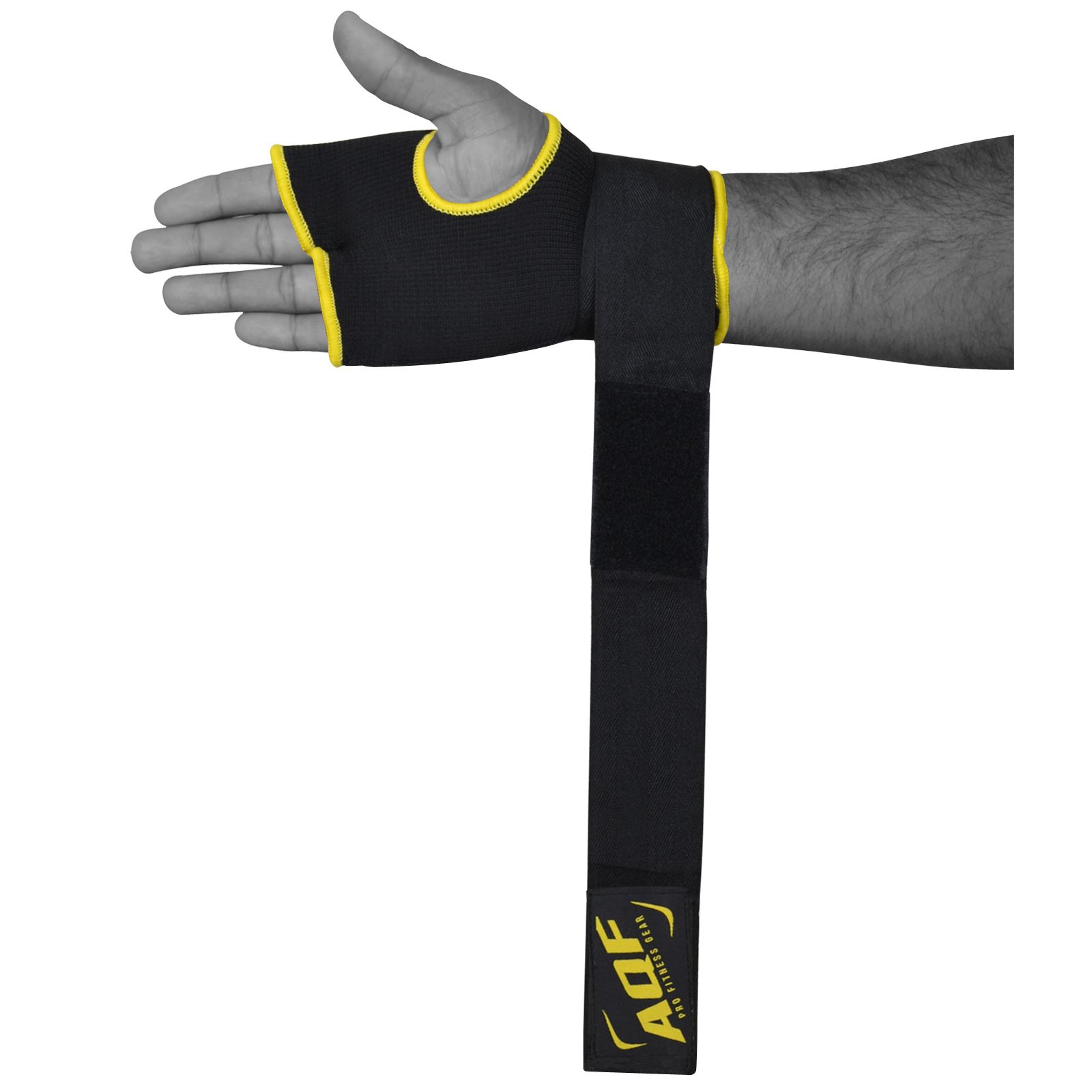 AQF MMA Boxing Quick Wraps Inner Bandages Gel Gloves Muay Thai Stretch