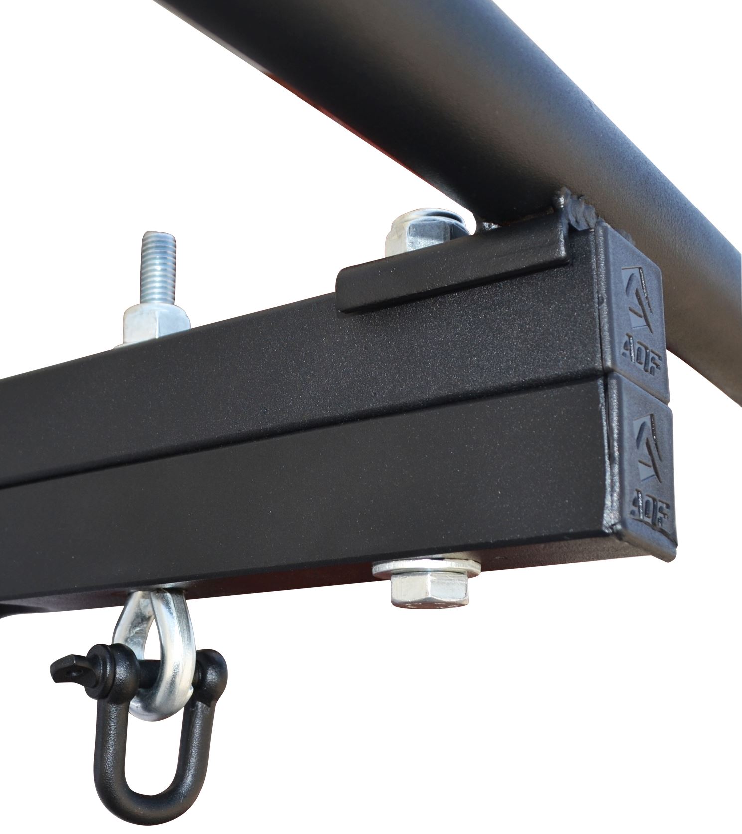 AQF Iron Chin Up Pull Up Bar Punch Bag Bracket with 3 Strand Hanging