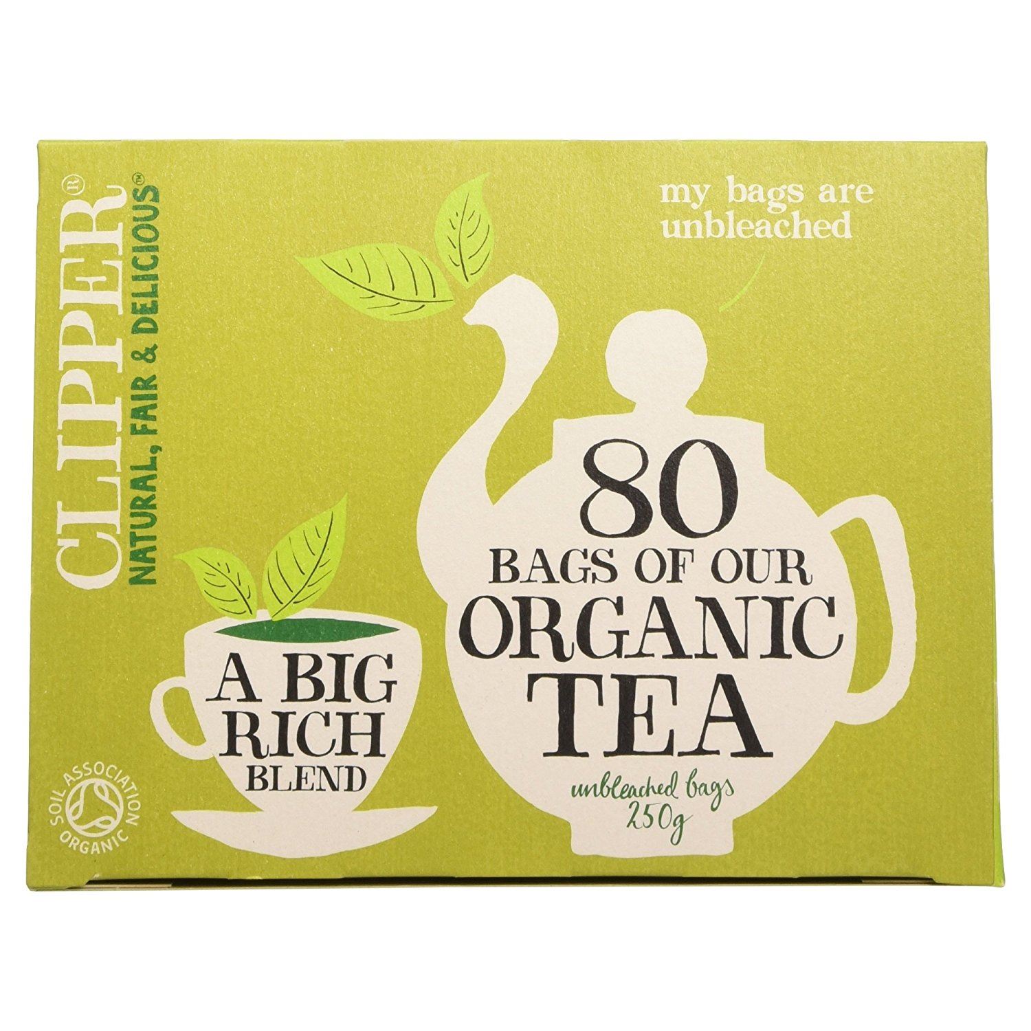 Clipper Tea Bags Organic Everyday Tea 80 Bags eBay
