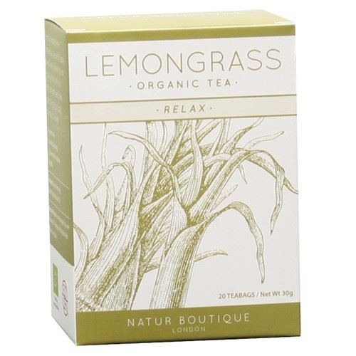 Natur Boutique Organic Lemongrass Tea 20 Sachets