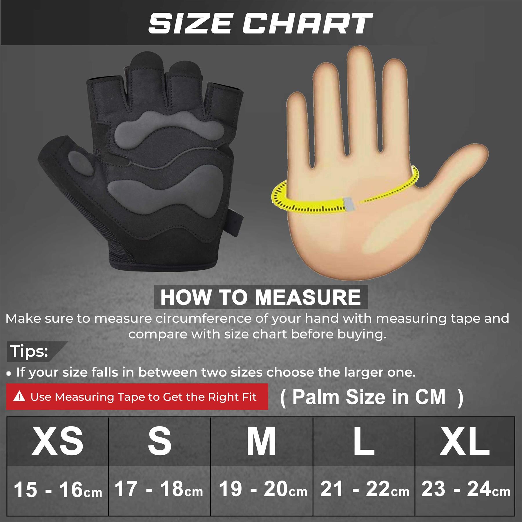 AQF Weight Lifting Gym Gloves Training Workout Fitness Gloves Padded Palm Grip - Picture 11 of 33