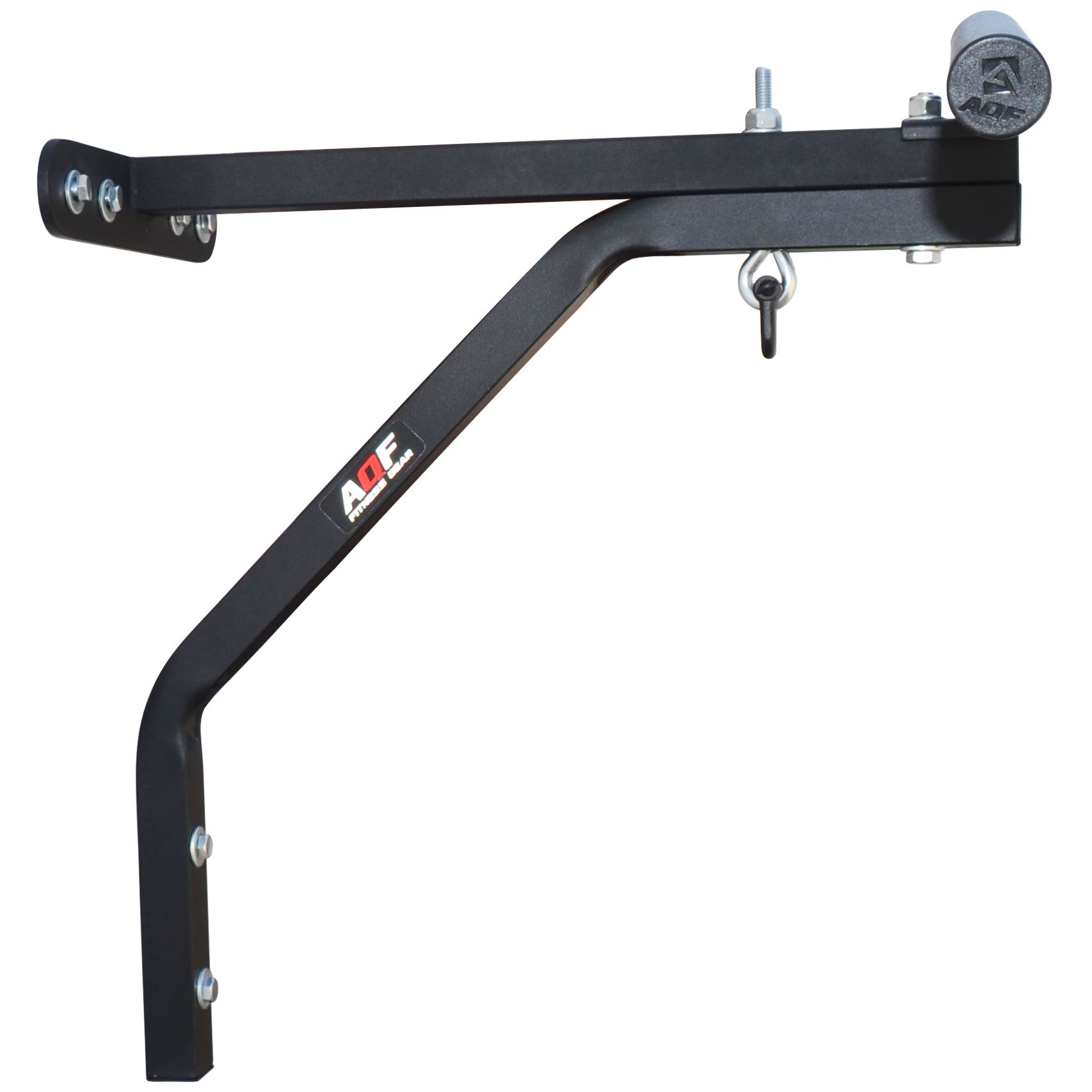 AQF Iron Chin Up Pull Up Bar Punch Bag Bracket with 3 Strand Hanging