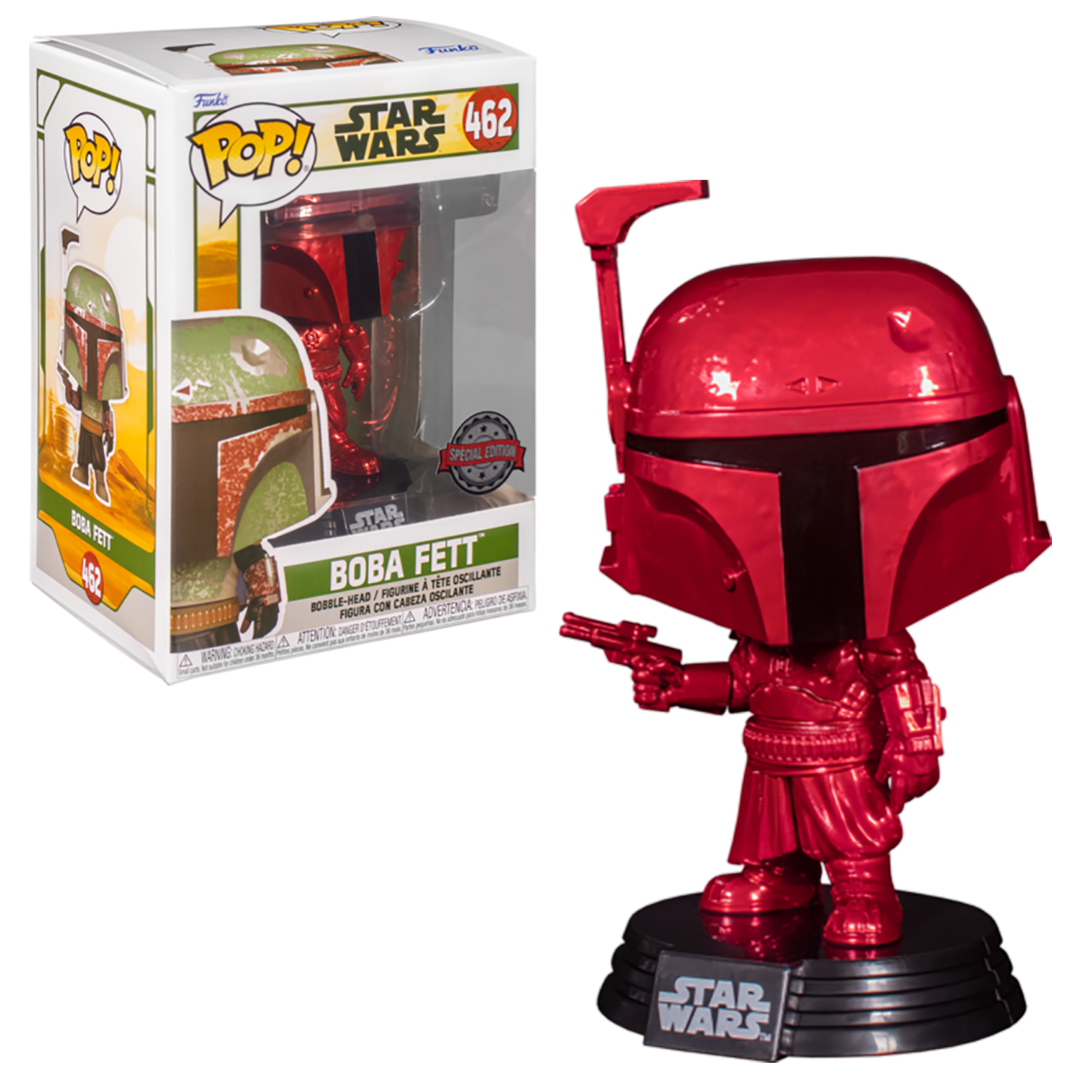Funko Pop Star Wars Figure Bobble Head Exclusive Special Edition With Stand 10cm - Picture 2 of 5