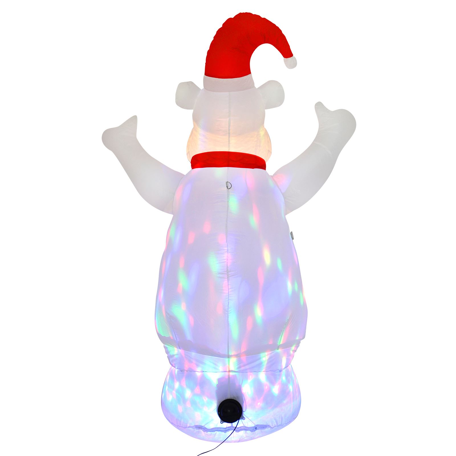 Large Inflatable Christmas Decoration Party Light Up Santa Snowman