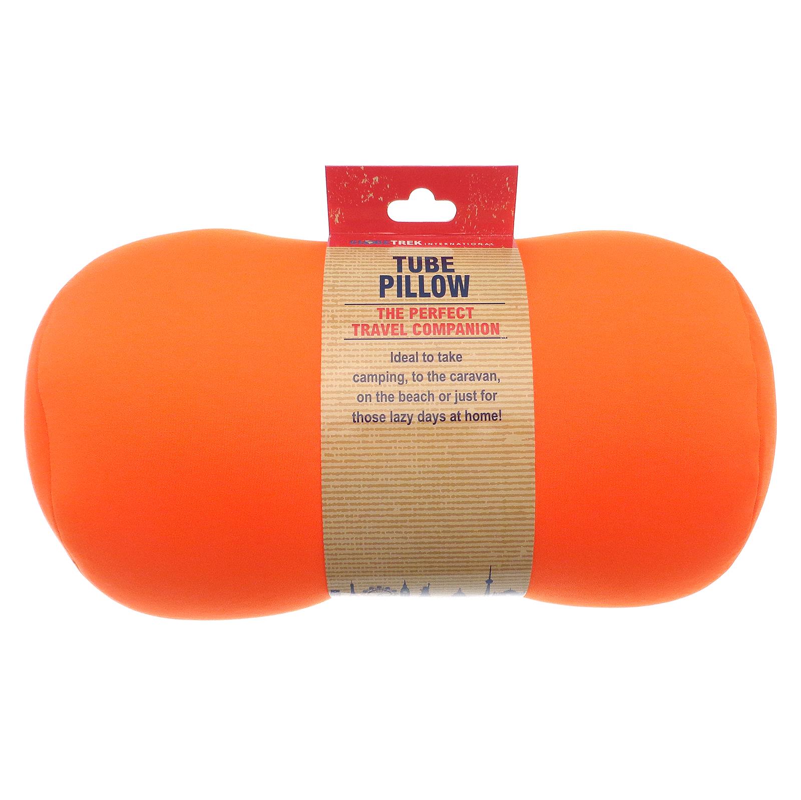 Bead Filled Tube Pillow Cushion Neck Roll Head Rest Travel Camping Accessory - Picture 3 of 3