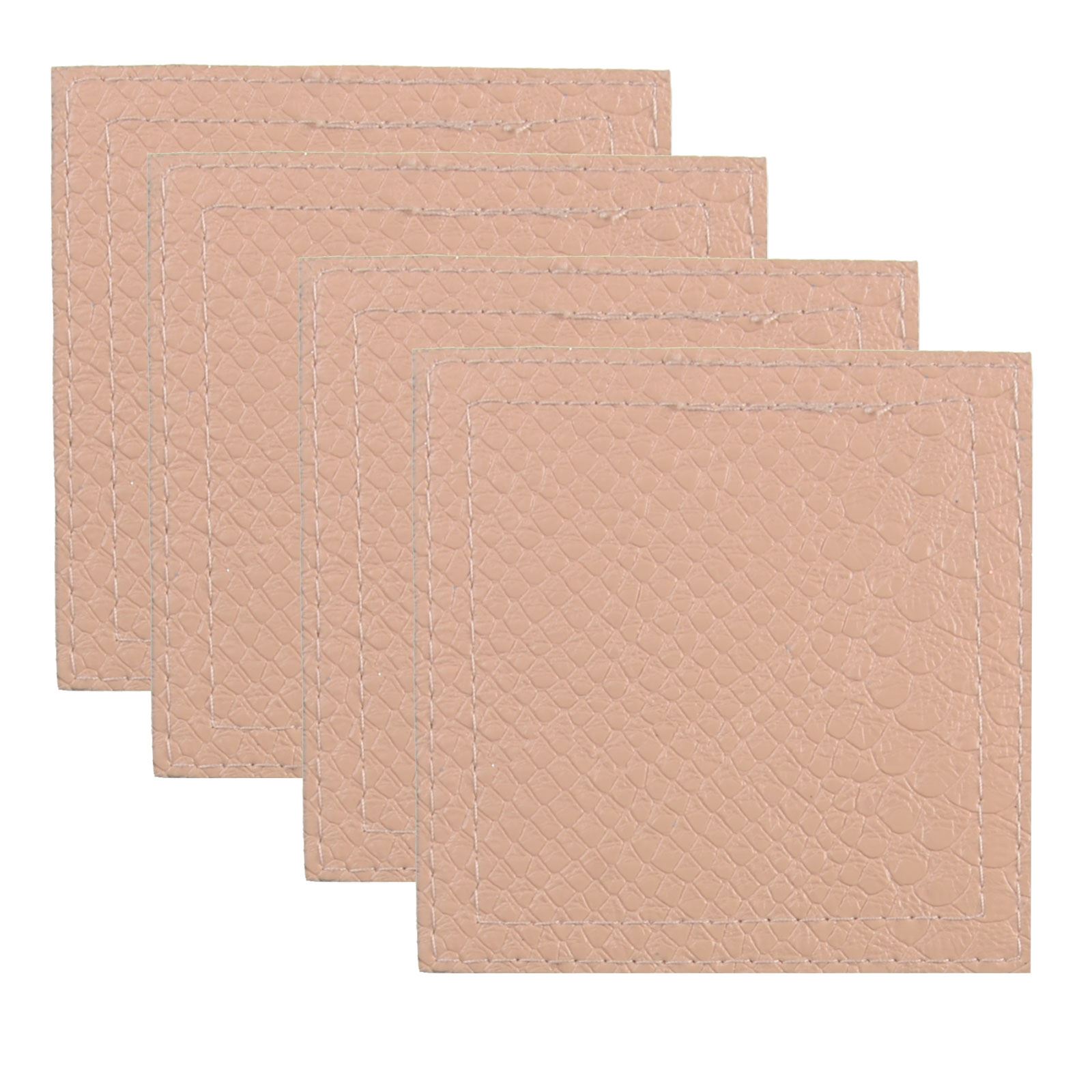Set Of 4 Faux Leather Placemats / Coasters Dining Table Place Settings Mats - Picture 4 of 17