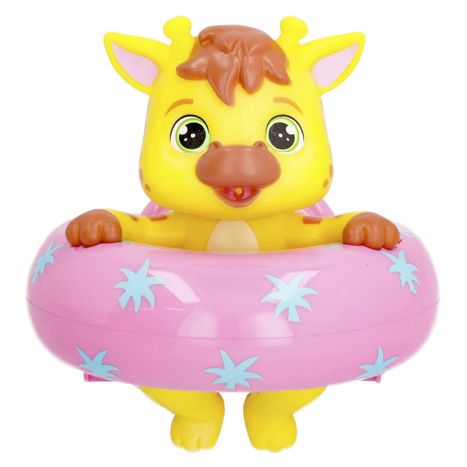 Bloopies Floaties Jungle Animal Bath Toy Wind Up Paddles Water Play Fun 10cm - Picture 3 of 7