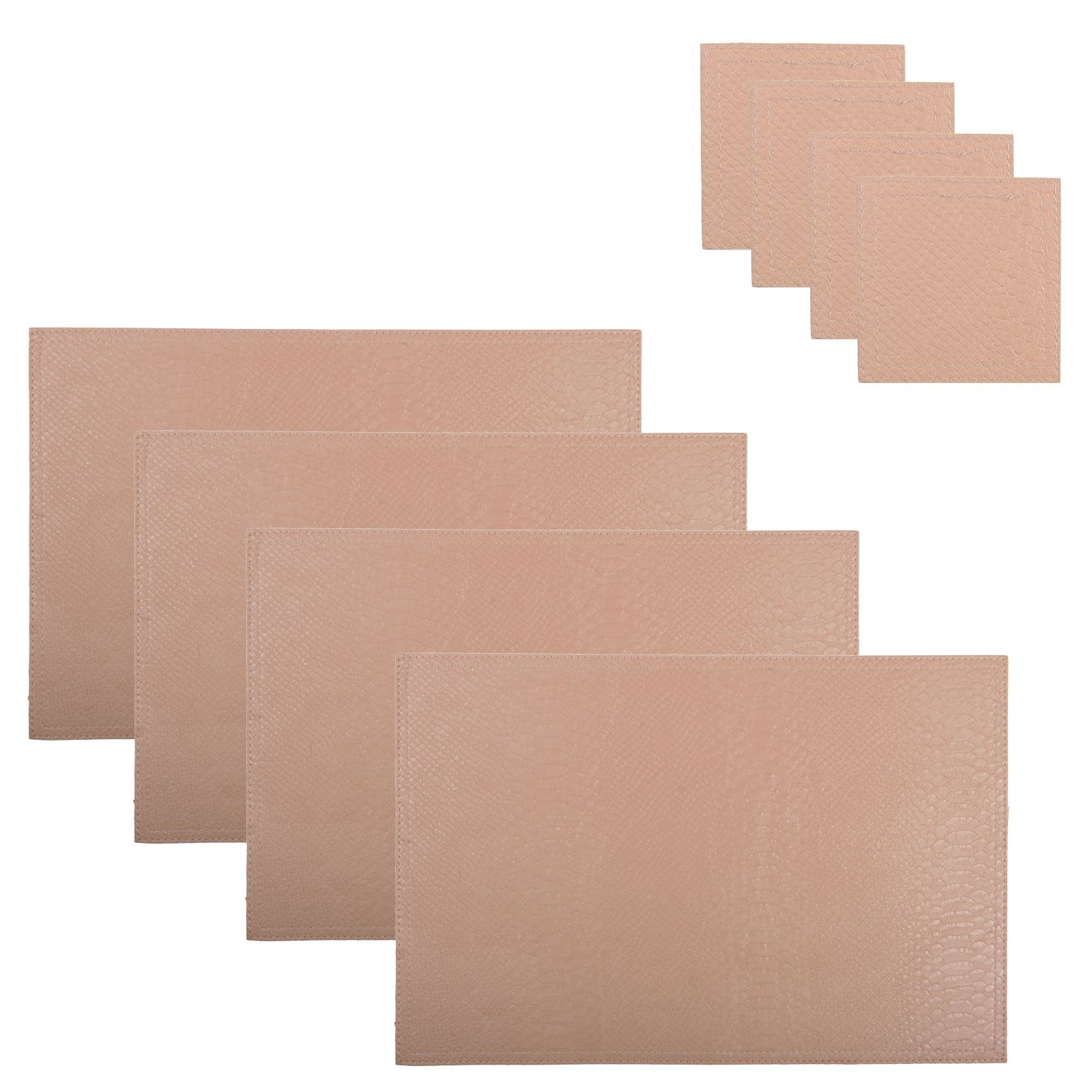 4 Coasters Placemats Set Matching Dining Tableware Dinner Protective Mats - Picture 5 of 7