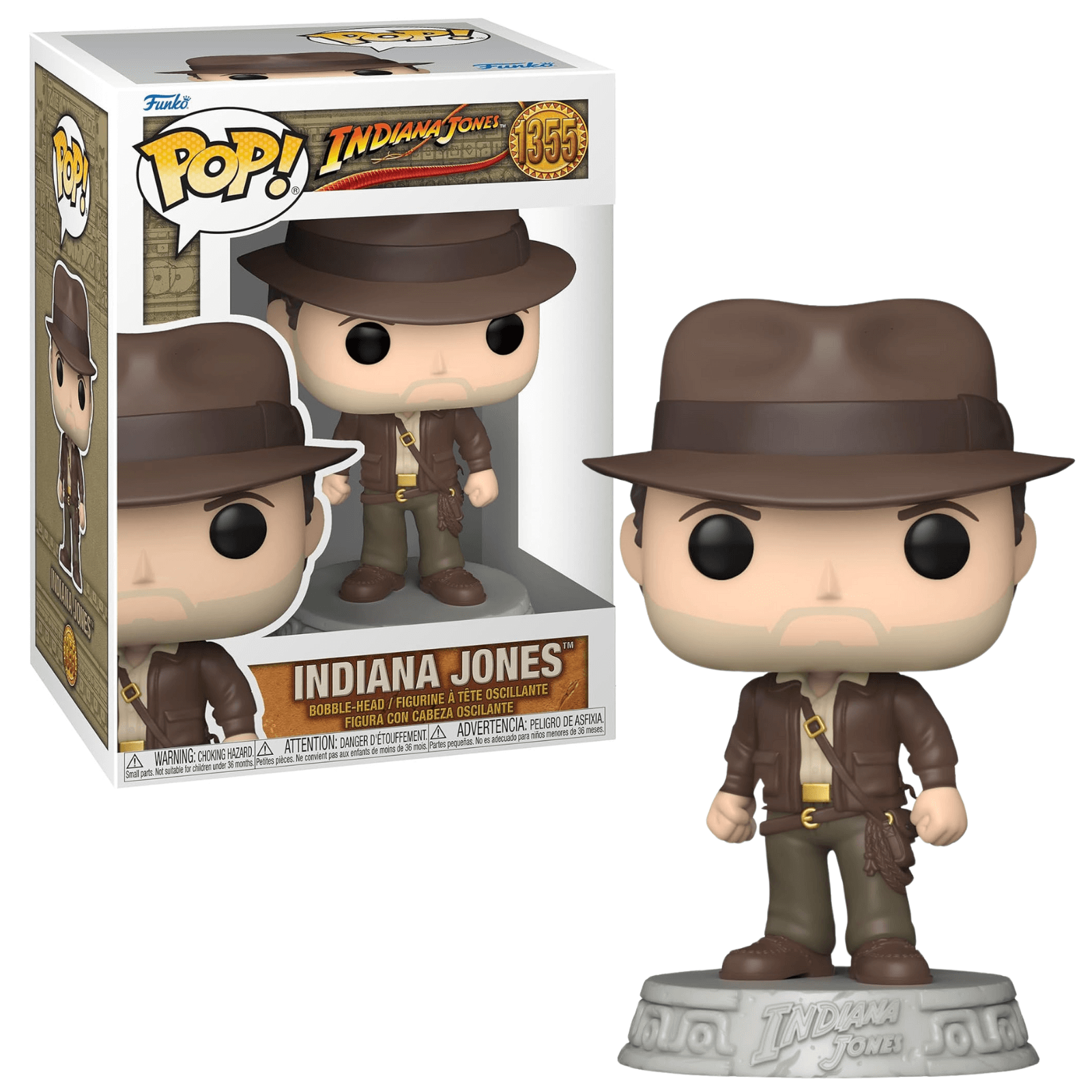 Funko Pop Indiana Jones Figure Vinyl Movie Character Collector Display Box 10cm - Picture 4 of 5