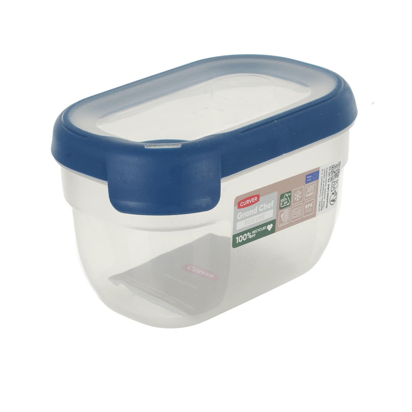 Rectangle Food Storage Container Curver Grand Chef Eco Line Clear 100% Recycled - Picture 2 of 6
