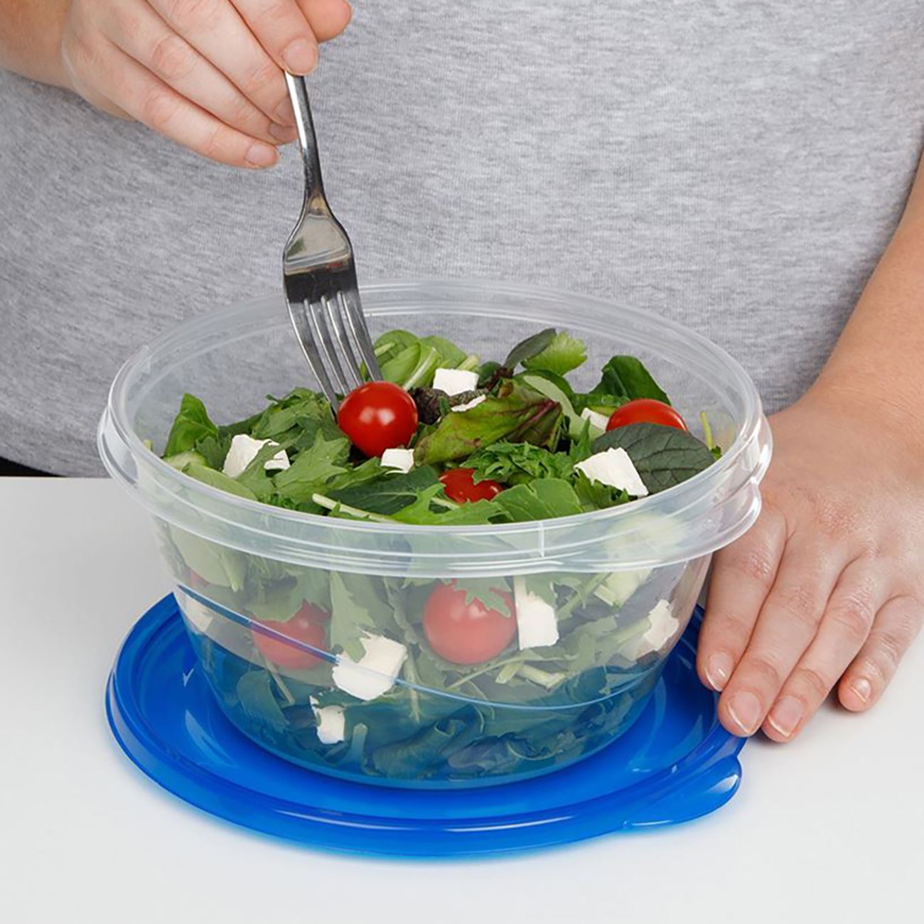 Sistema TakeAlongs Food Storage Tubs Multipacks Bowls Containers Blue