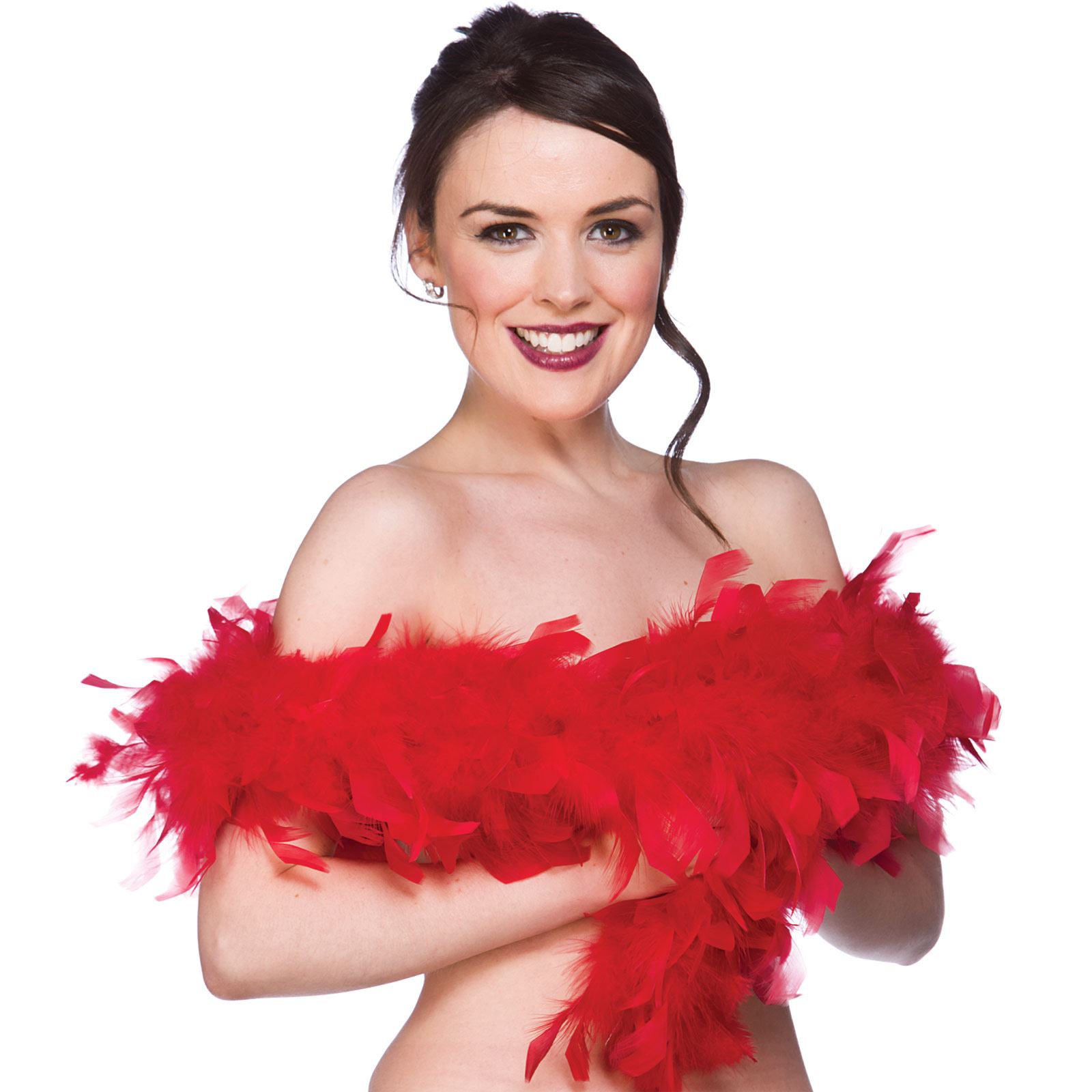 60g Feather Boa 1.7m Fancy Dress Hen Night Halloween 1920s Flapper Accessory New - Picture 11 of 14