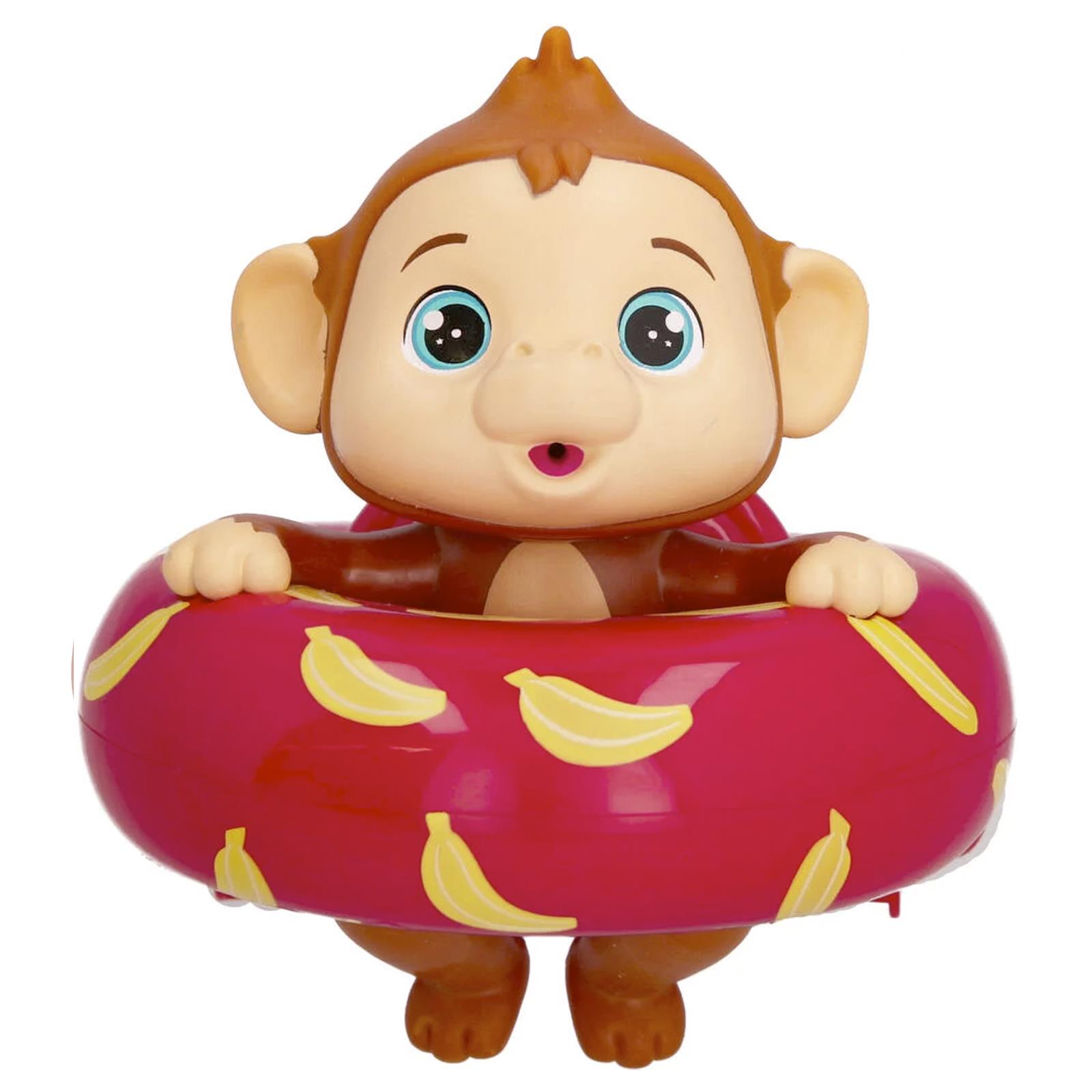 Bloopies Floaties Jungle Animal Bath Toy Wind Up Paddles Water Play Fun 10cm - Picture 5 of 7